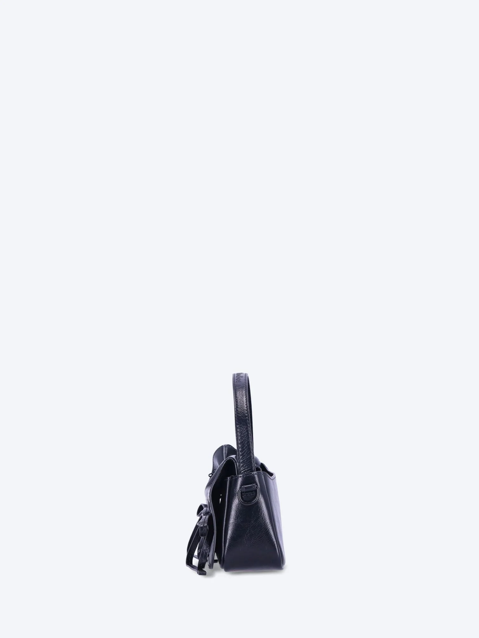 Multipocket micro shiny leather bag - Image 4