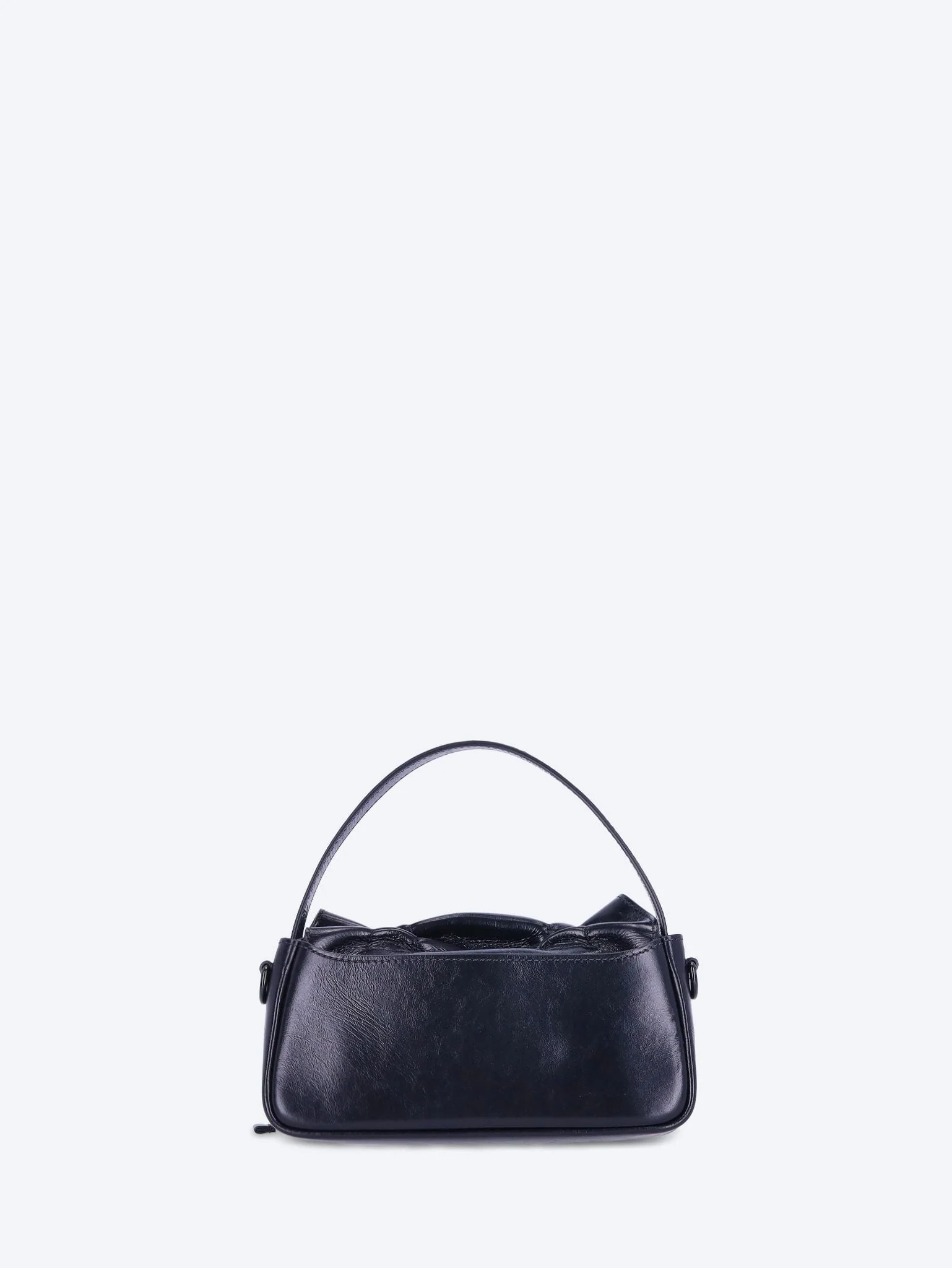 Multipocket micro shiny leather bag - Image 5