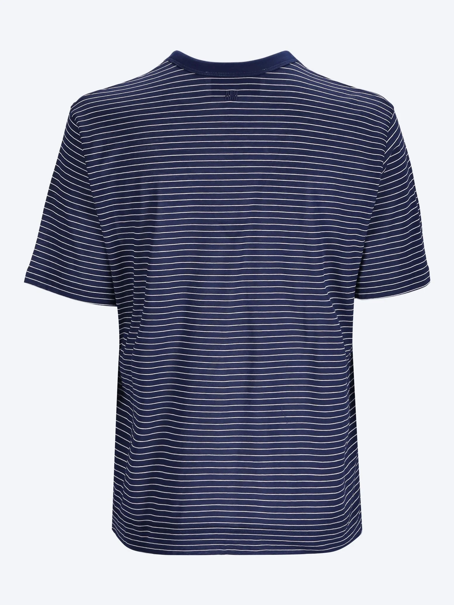 Ami de coeur patch classic fit short sleeves striped t-shirt - Image 2