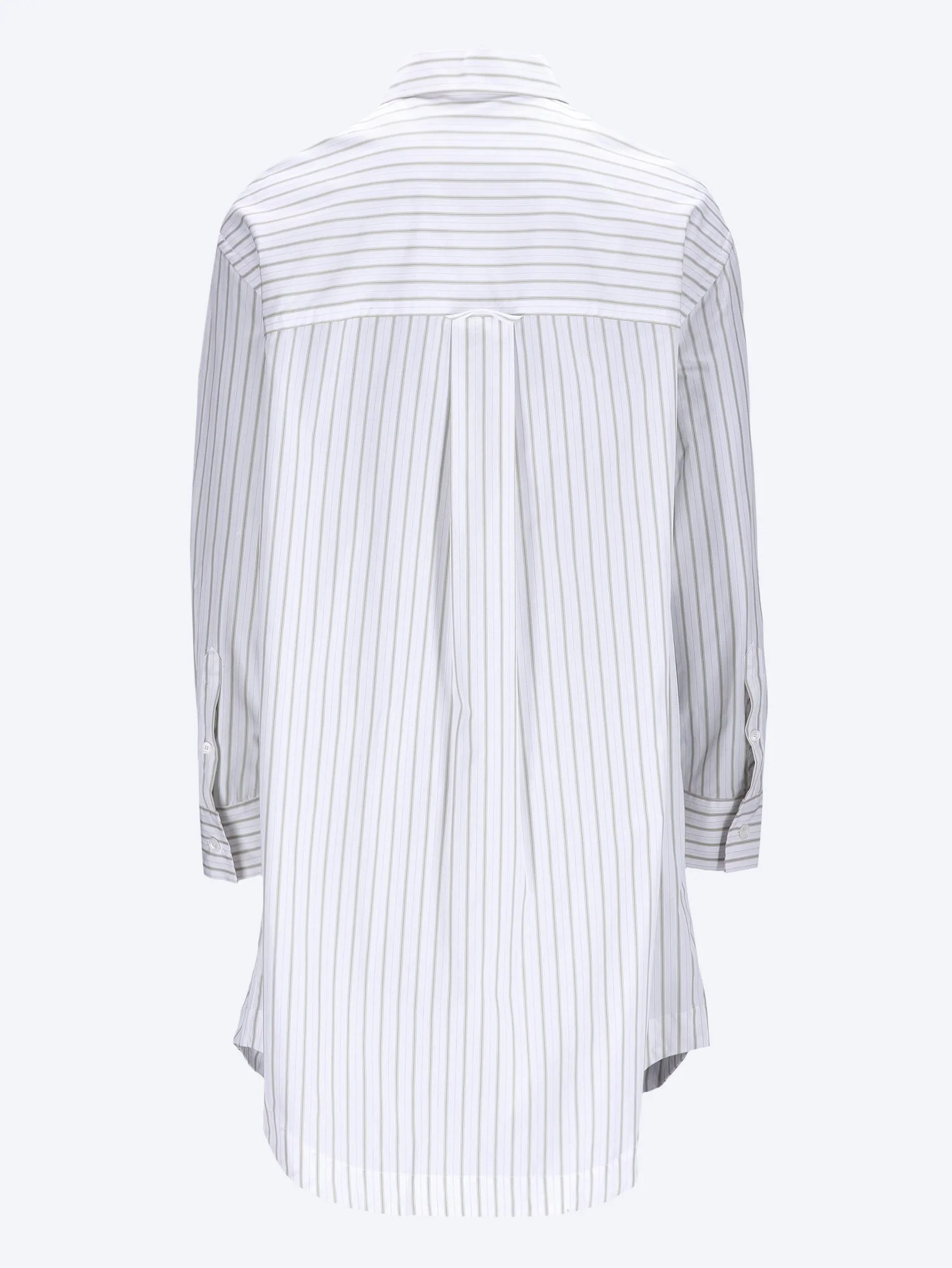 Embossed ami de coeur long sleeve wide shirt dress - Image 3
