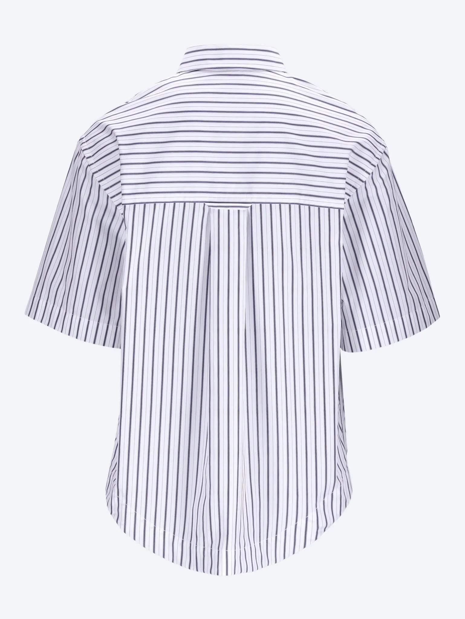 Patch pocket short sleeve wide shirt - Image 2