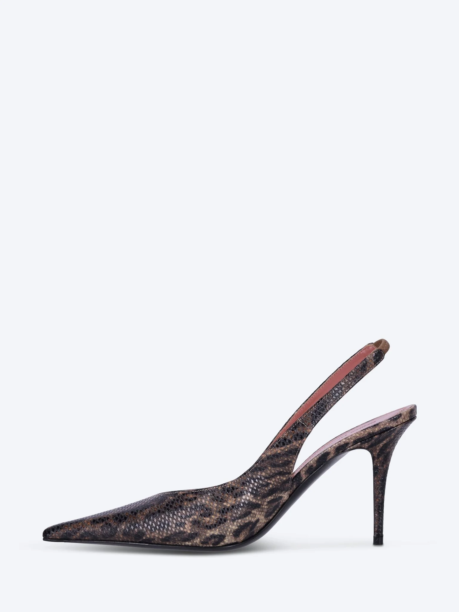 Anok sling 90 leopard snake pumps - Image 4
