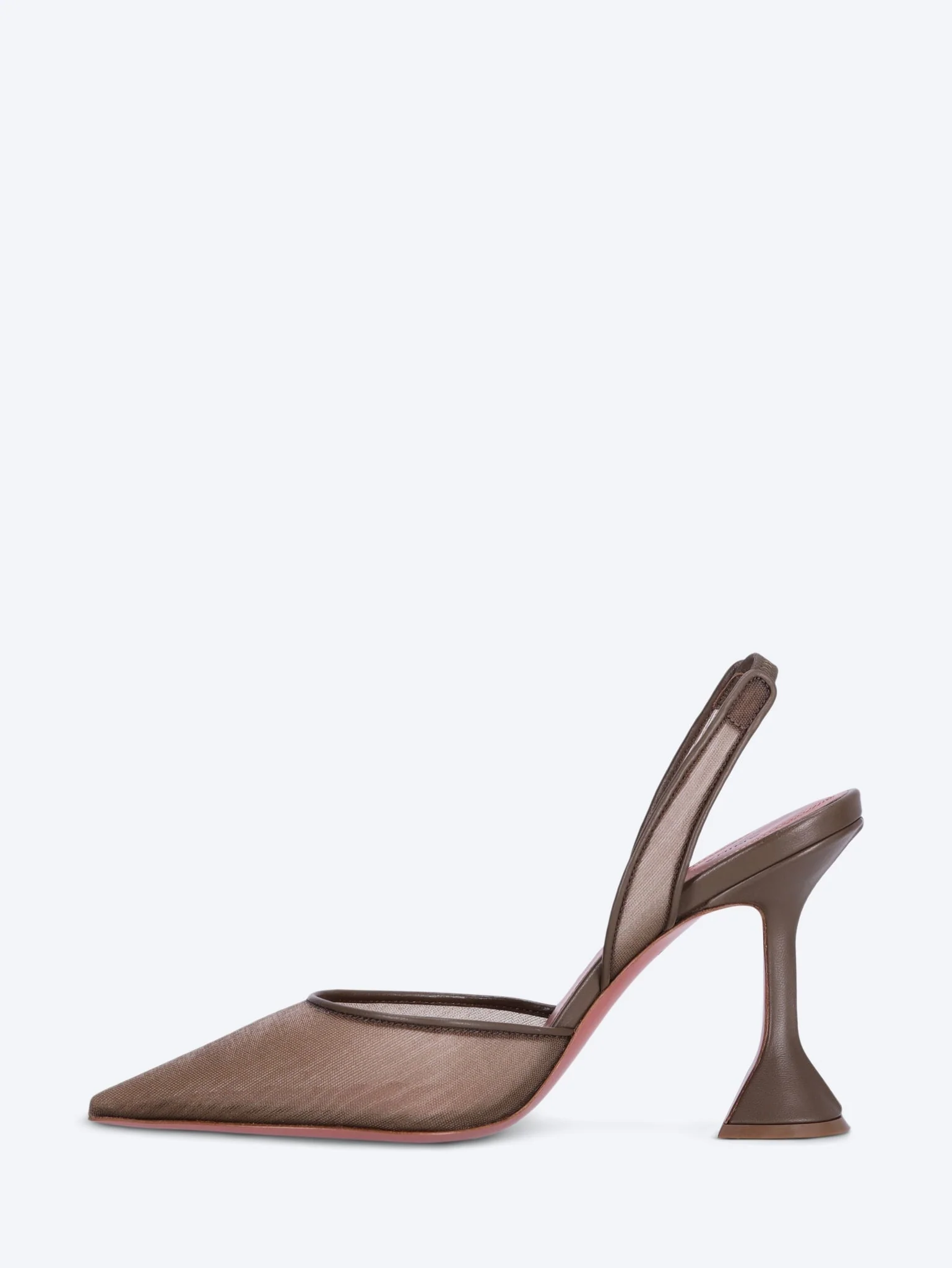 Holli mesh sling 95 taupe mesh pumps - Image 4