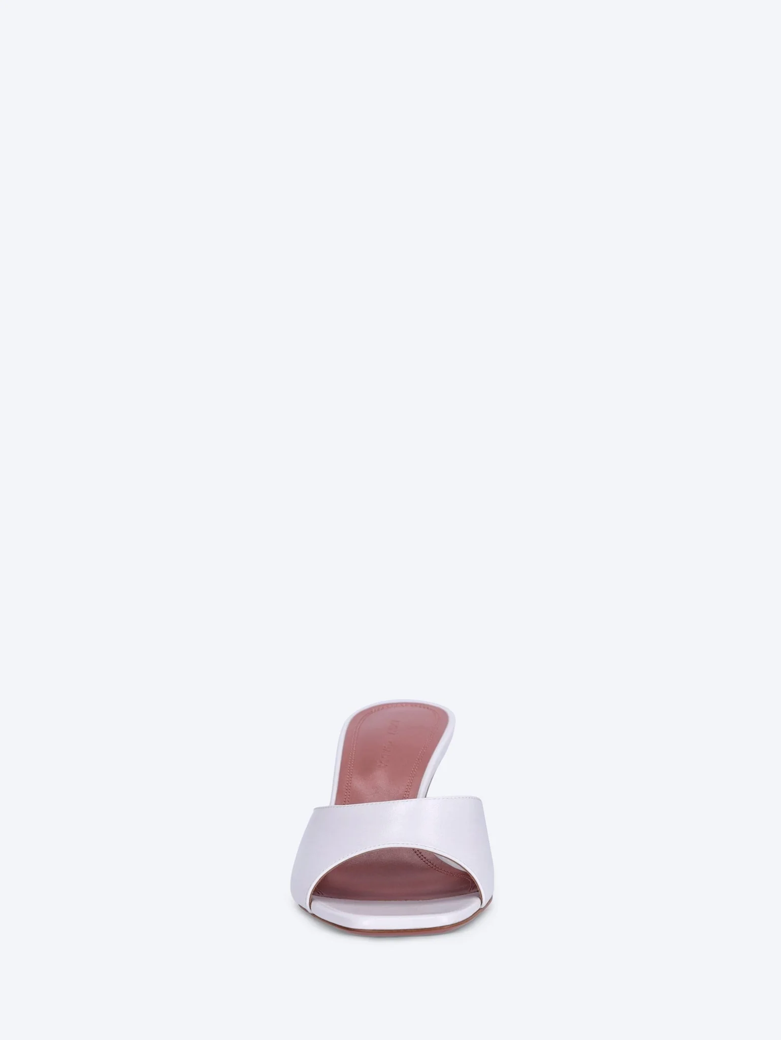 Lupita slipper 70 white nappa pumps - Image 3