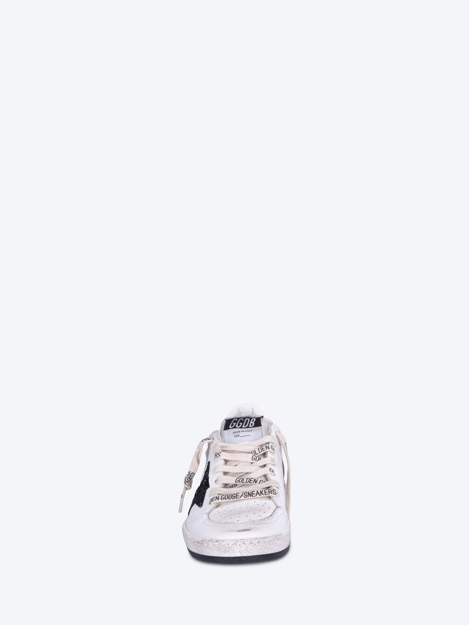 Ballstar leather upper toe glitter star suede sneakers - Image 3