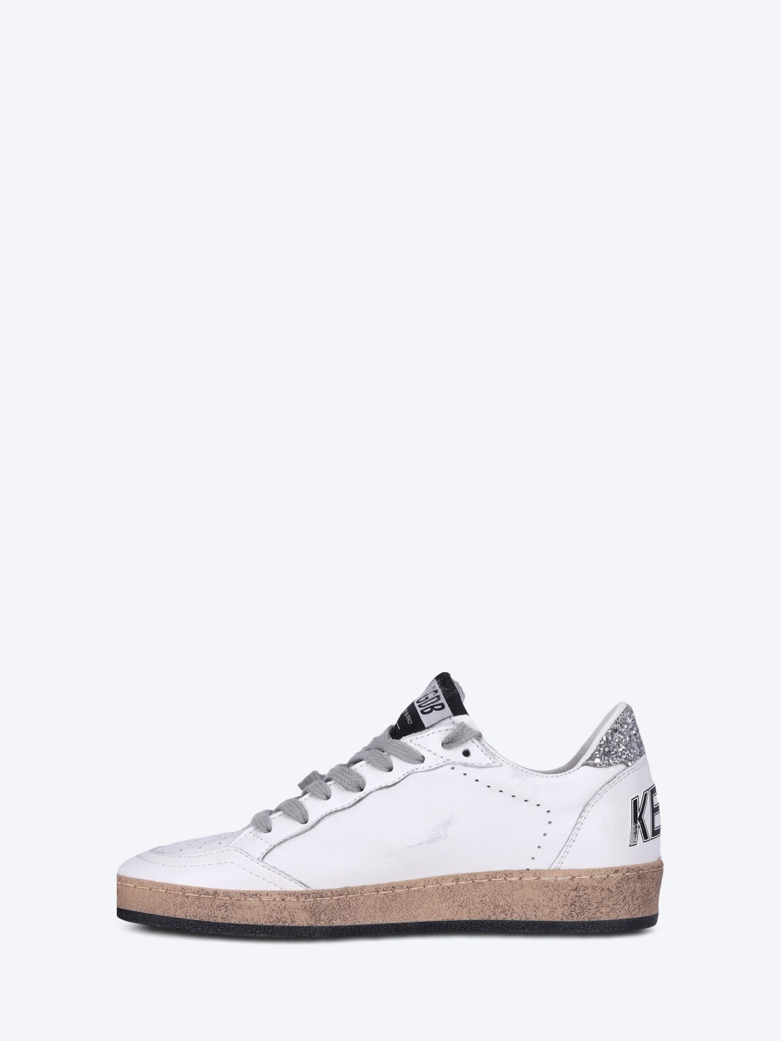 Ballstar nappa upper and spur glitter star sneakers - Image 4