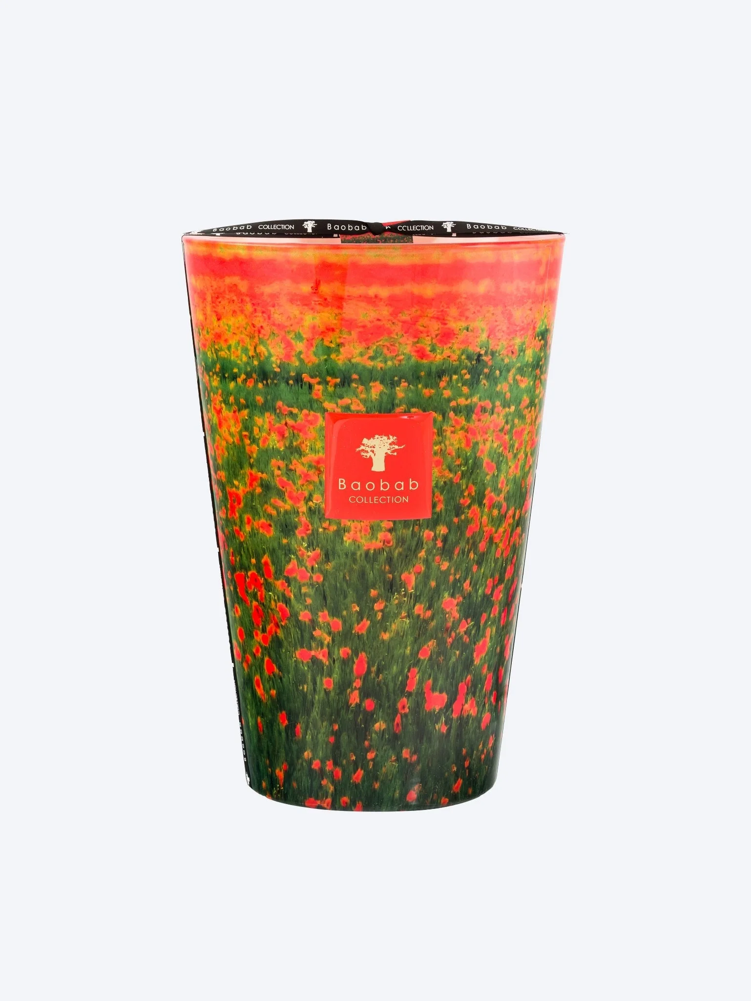 Arty flowers poppies candle - Image 4