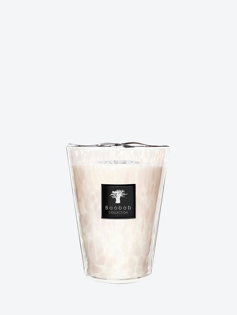 Pearls white candle - Image 3