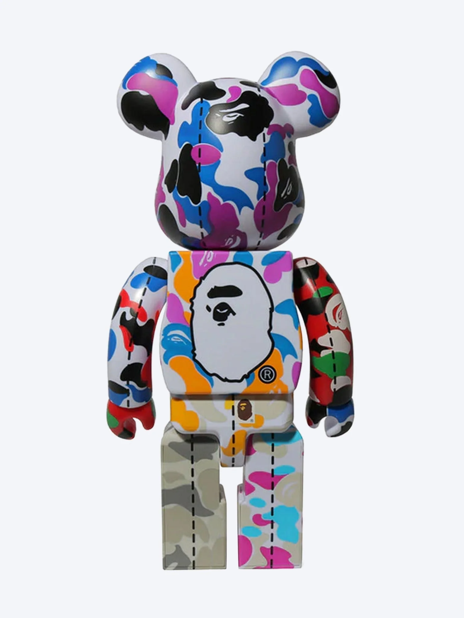 Bearbrick bape 28th anniversary bape camo 400% m b - Image 5