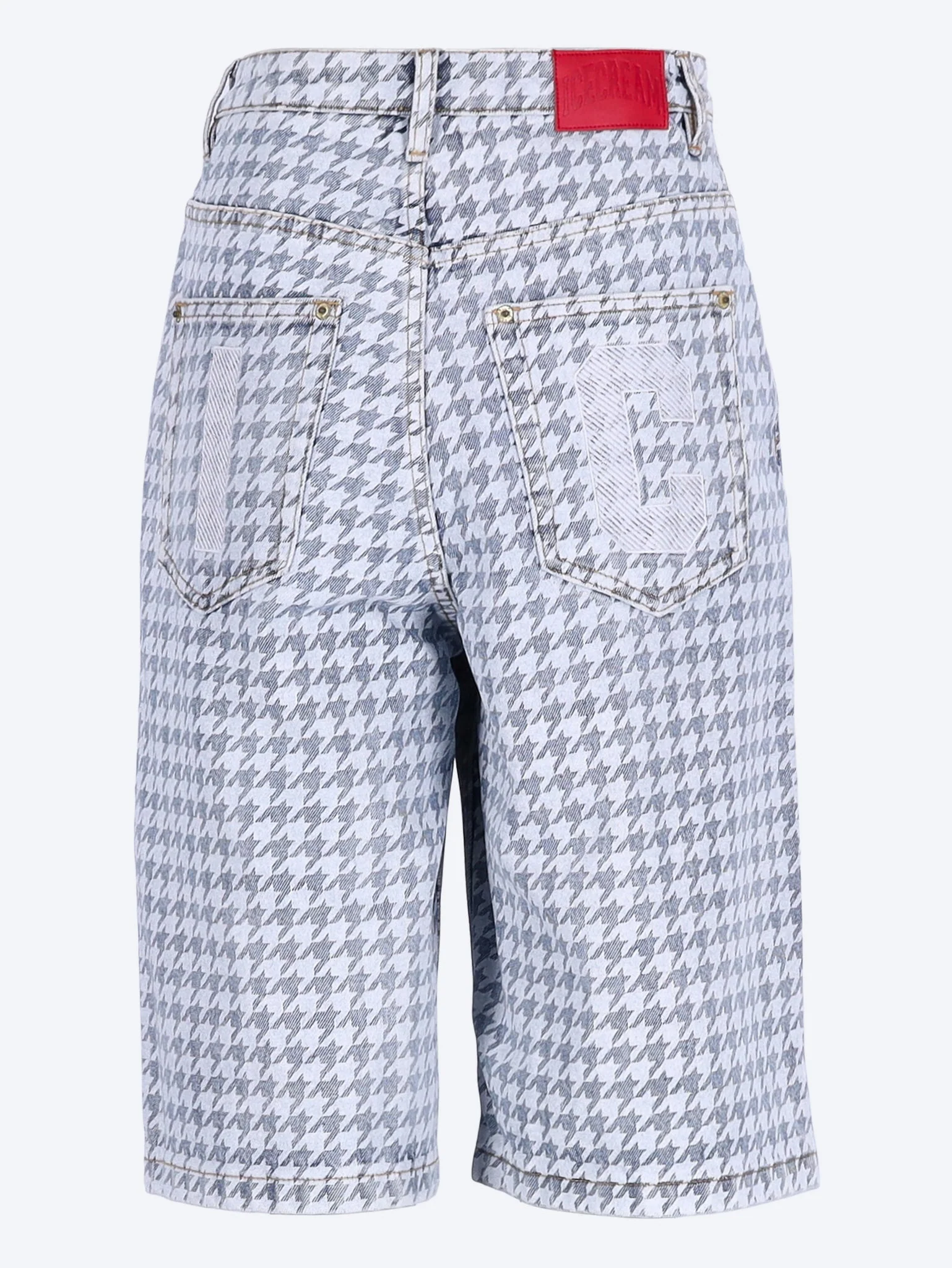 Running dog denim shorts - Image 3