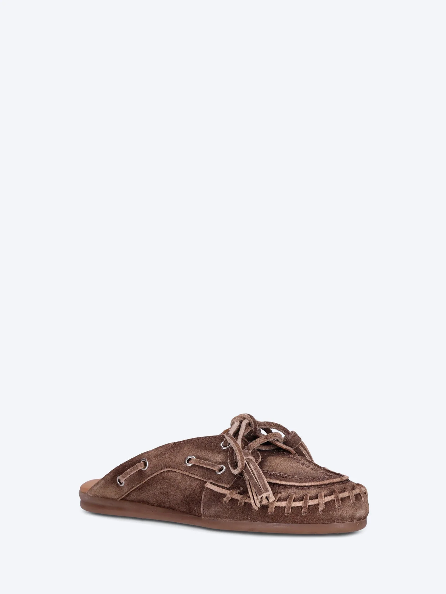Boat fringe loafer mules - Image 2
