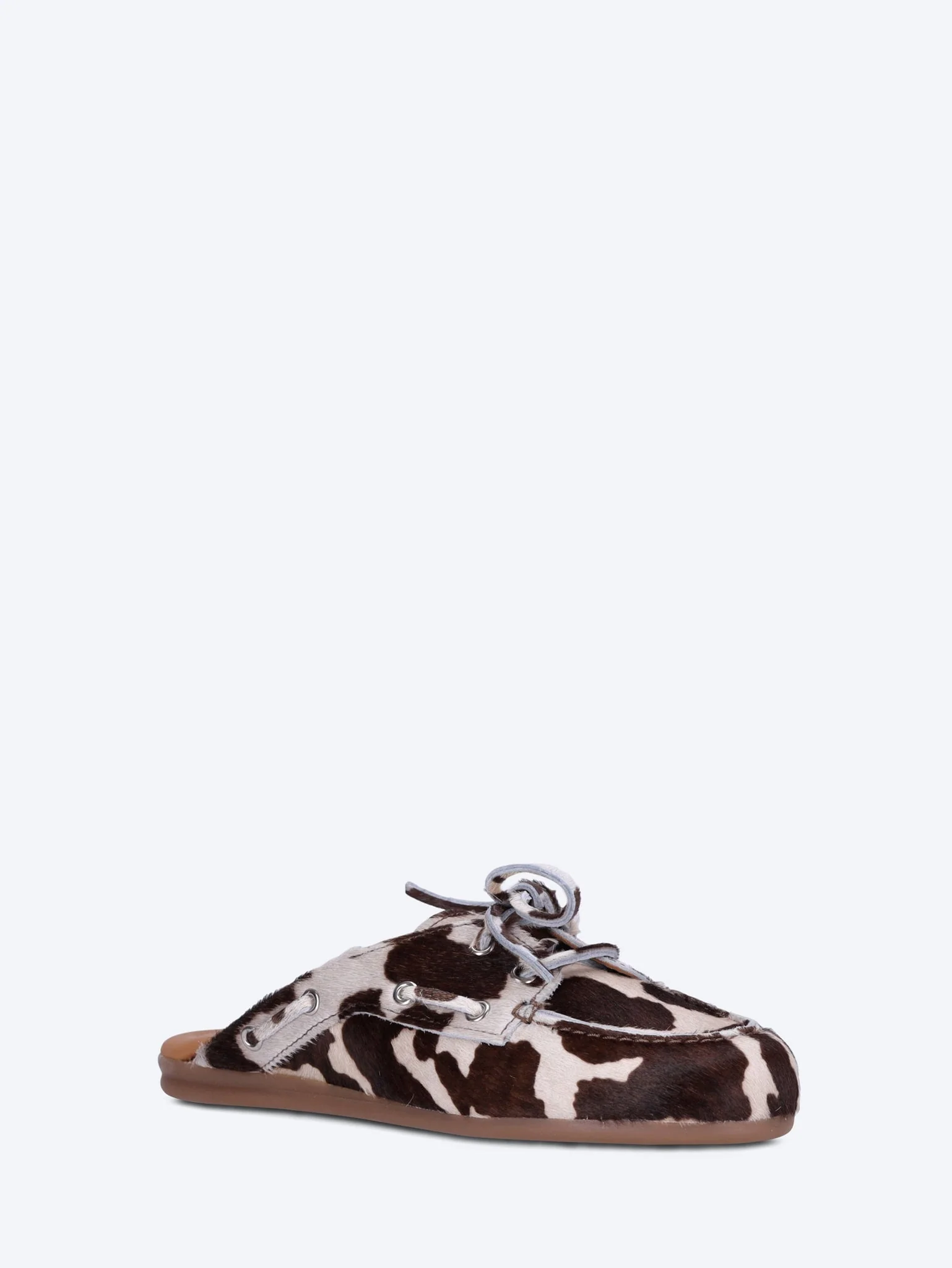 Boat print animal loafer mules - Image 2