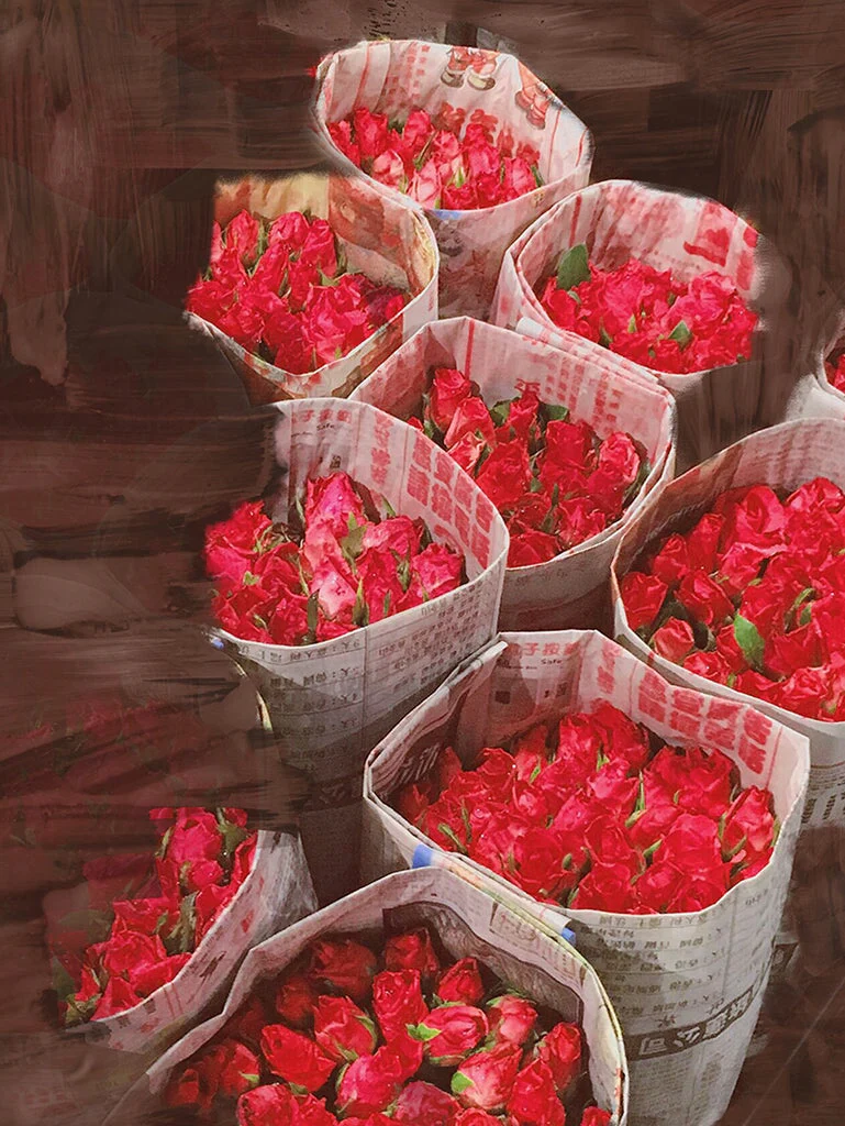 Candle burning rose 70g - Image 3