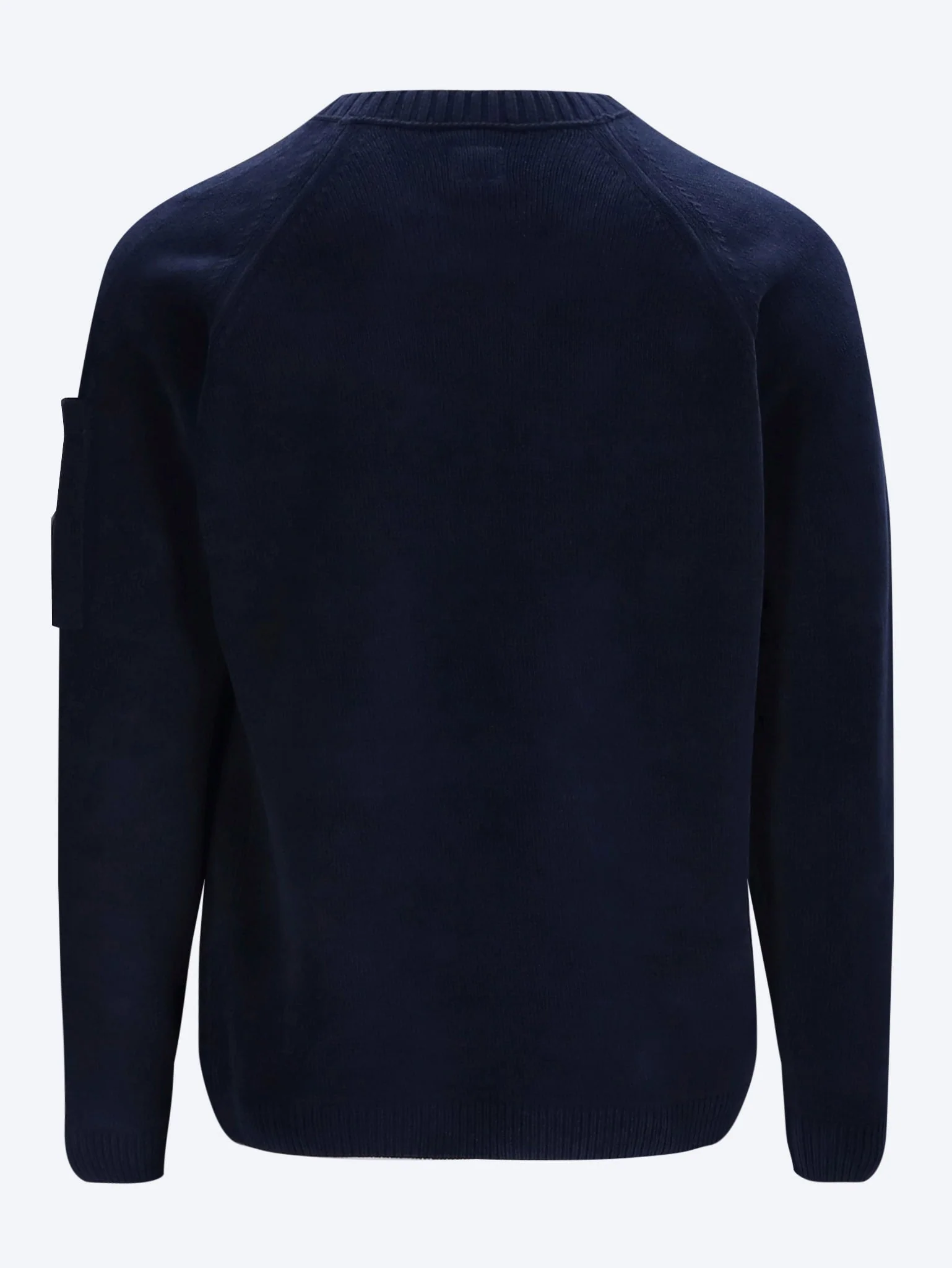 Cotton chenille crewneck lens sweater - Image 3