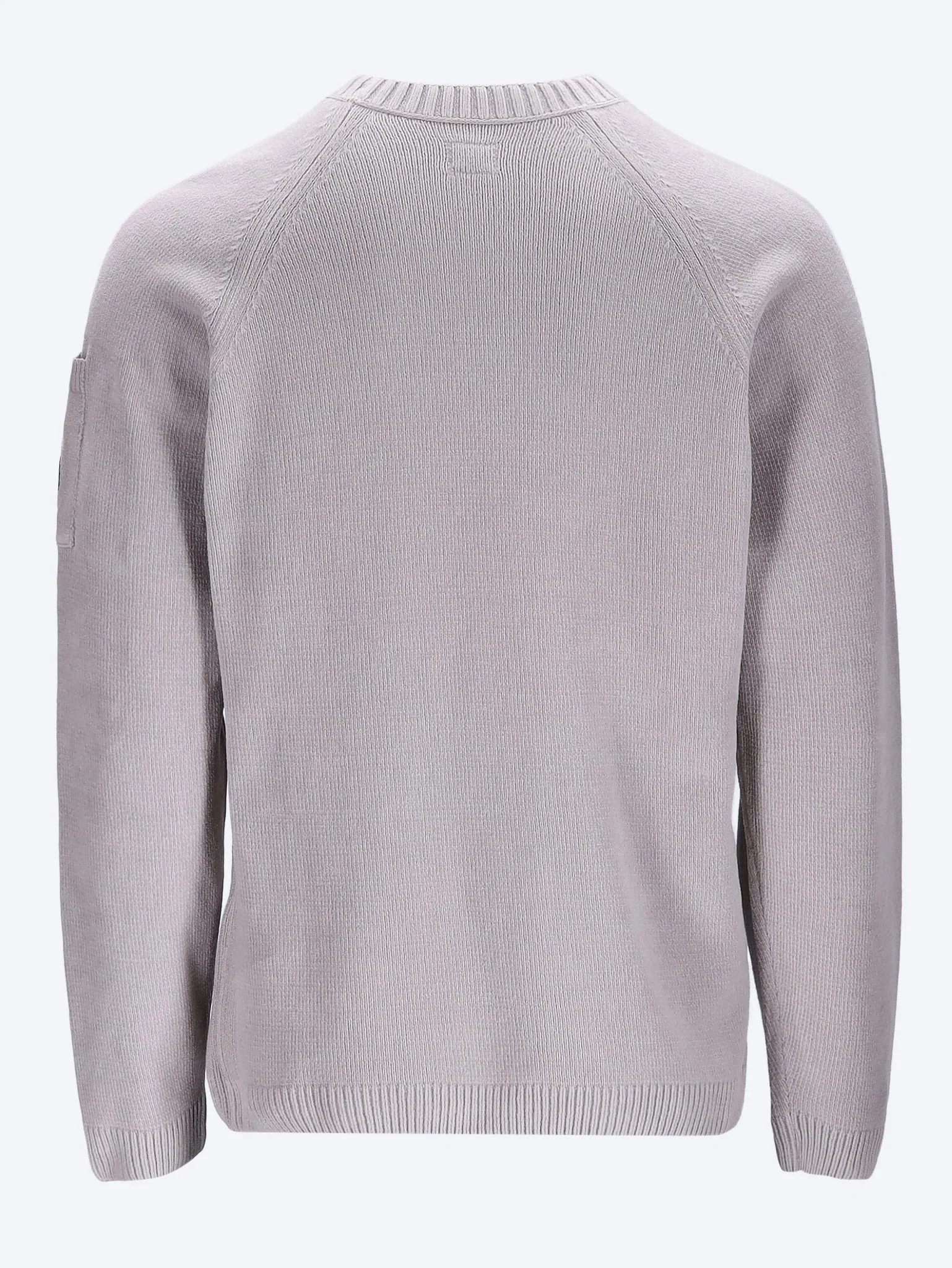 Cotton chenille crewneck lens sweater - Image 3