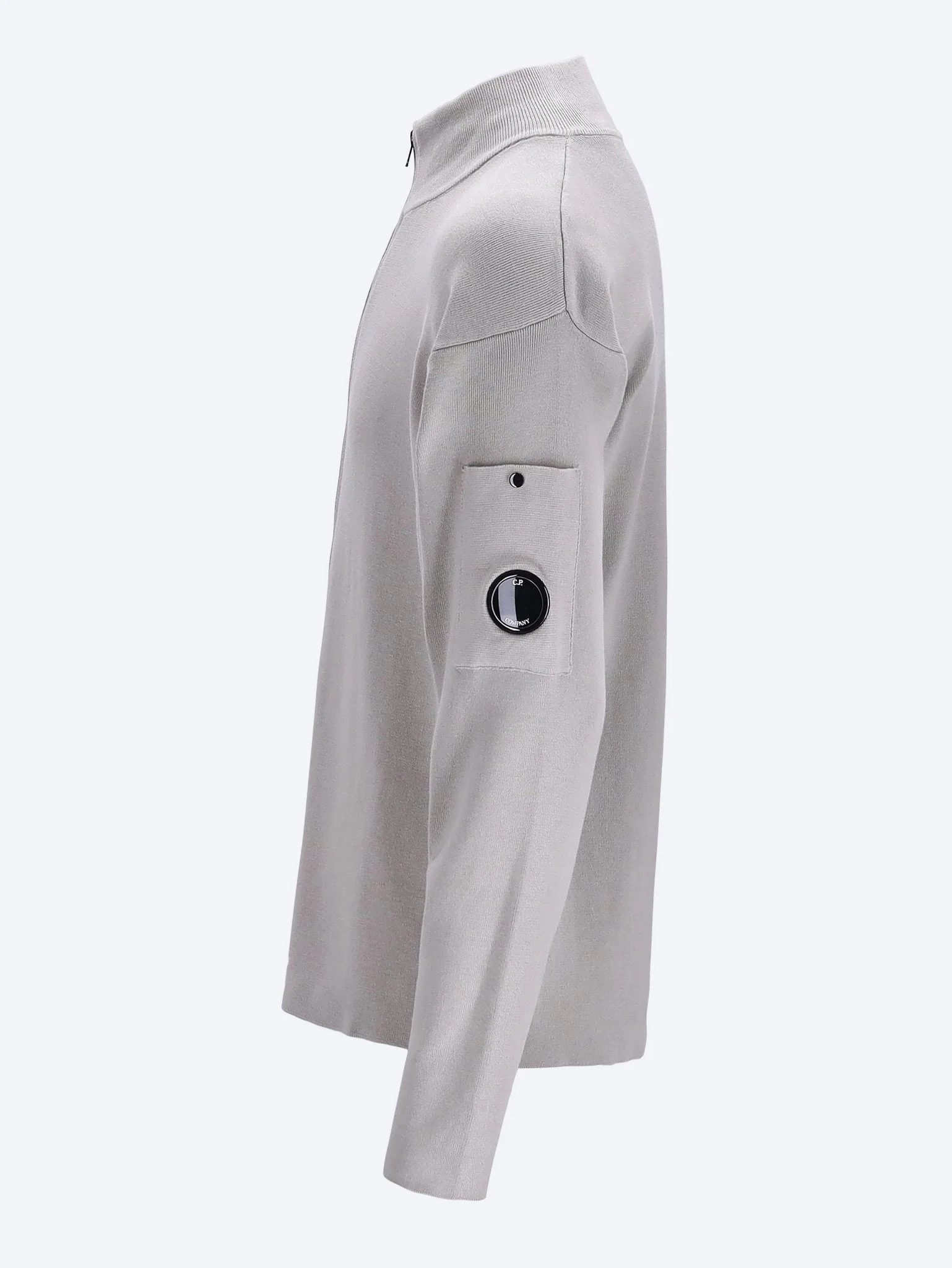 Cotton sea island zipped lens cardigan - Image 2