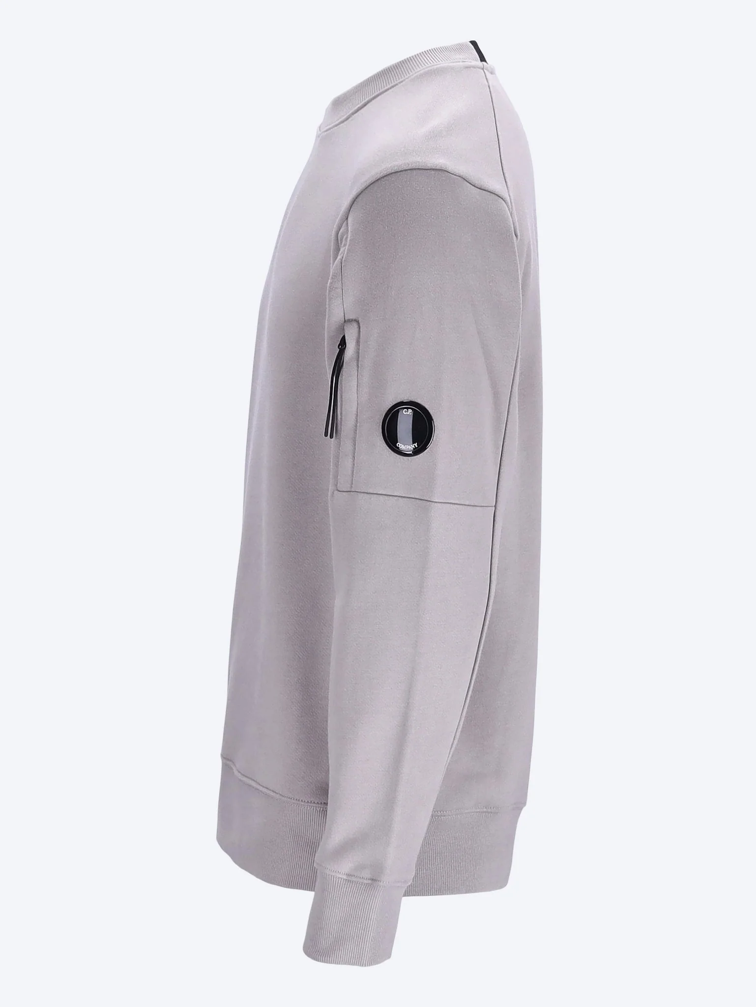 Diagonal raised fleece crewneck lens sweatshirt - Image 2