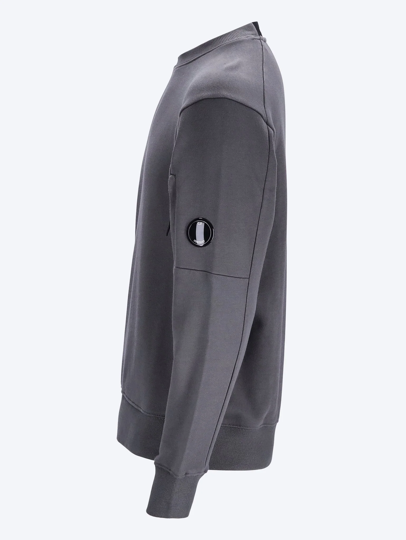 Diagonal raised fleece crewneck lens sweatshirt - Image 2