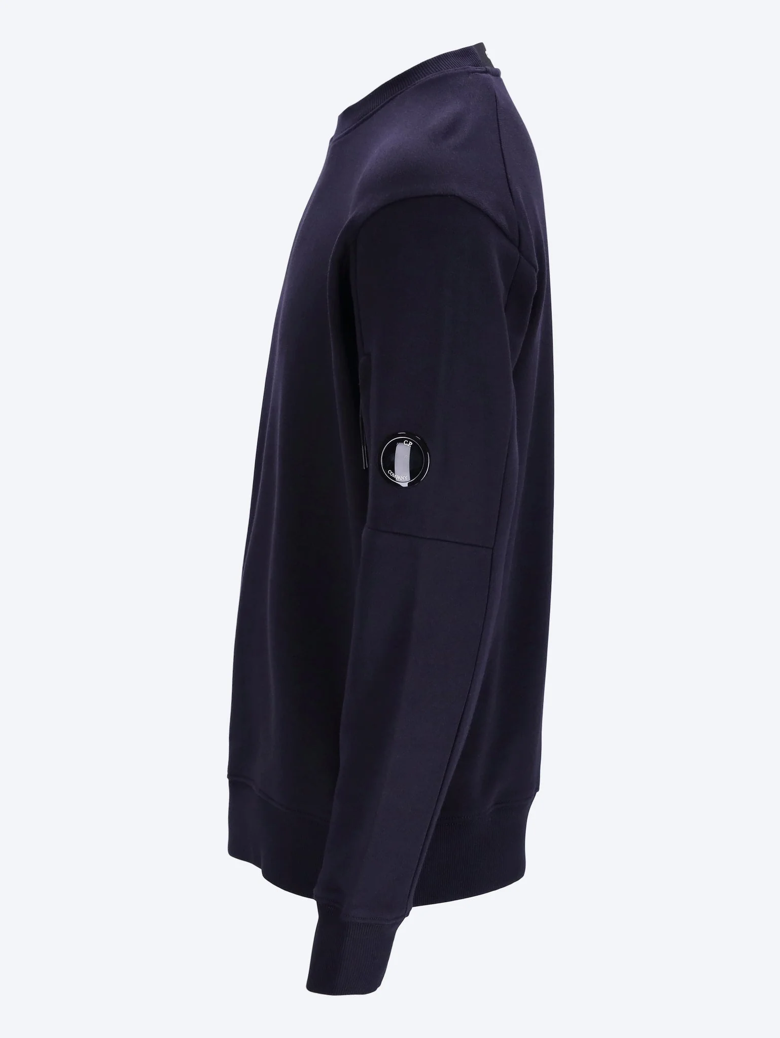 Diagonal raised fleece crewneck lens sweatshirt - Image 2