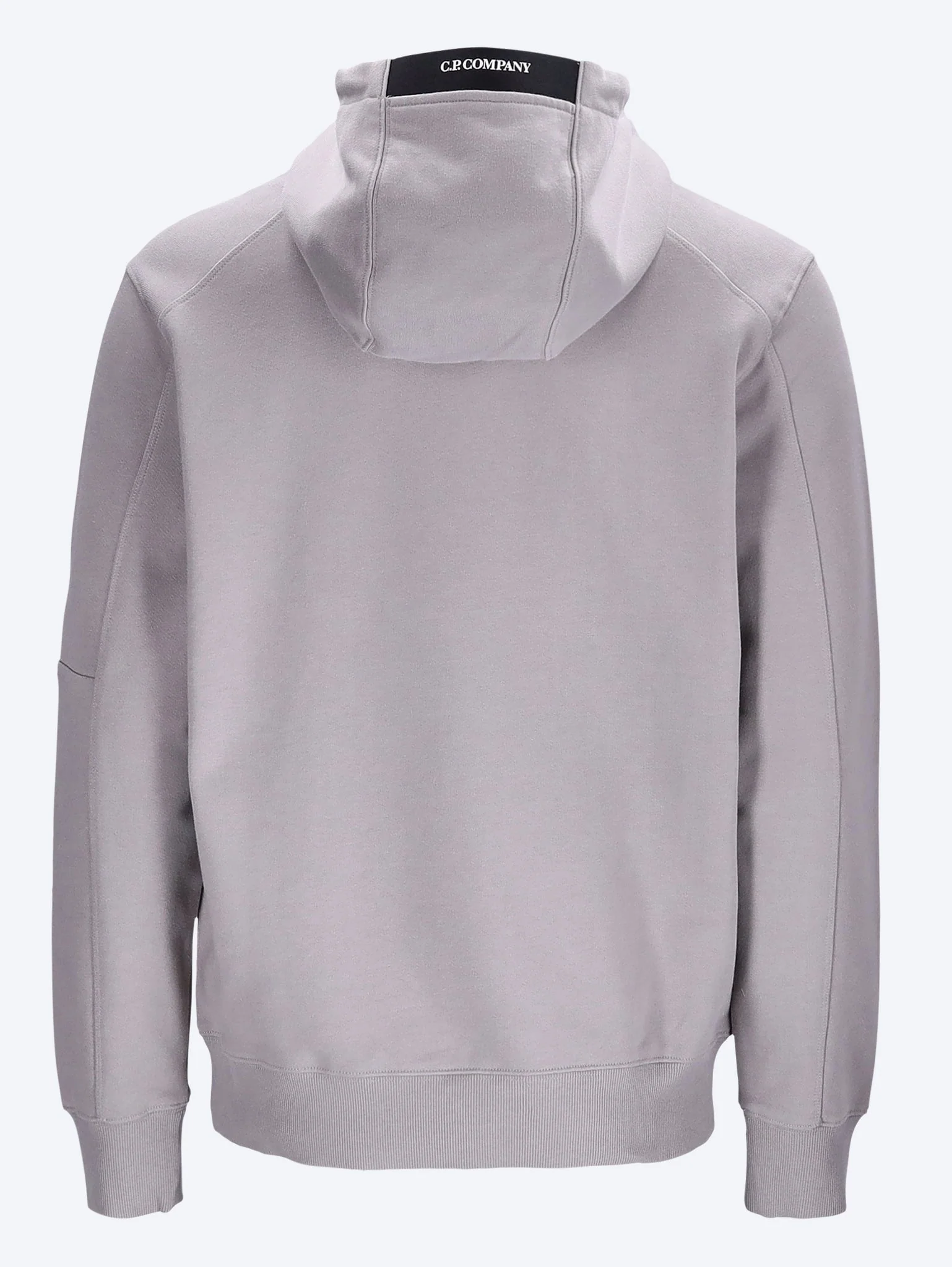 Diagonal raised fleece hoodie - Image 3