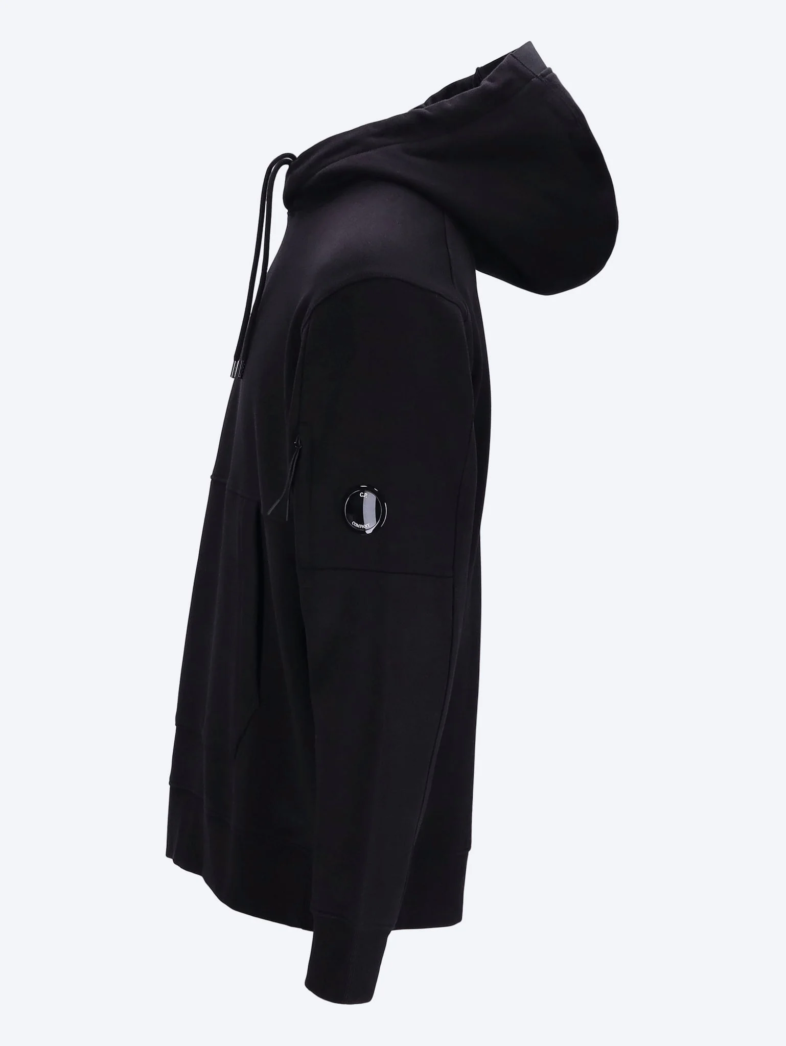 Diagonal raised fleece hoodie - Image 2