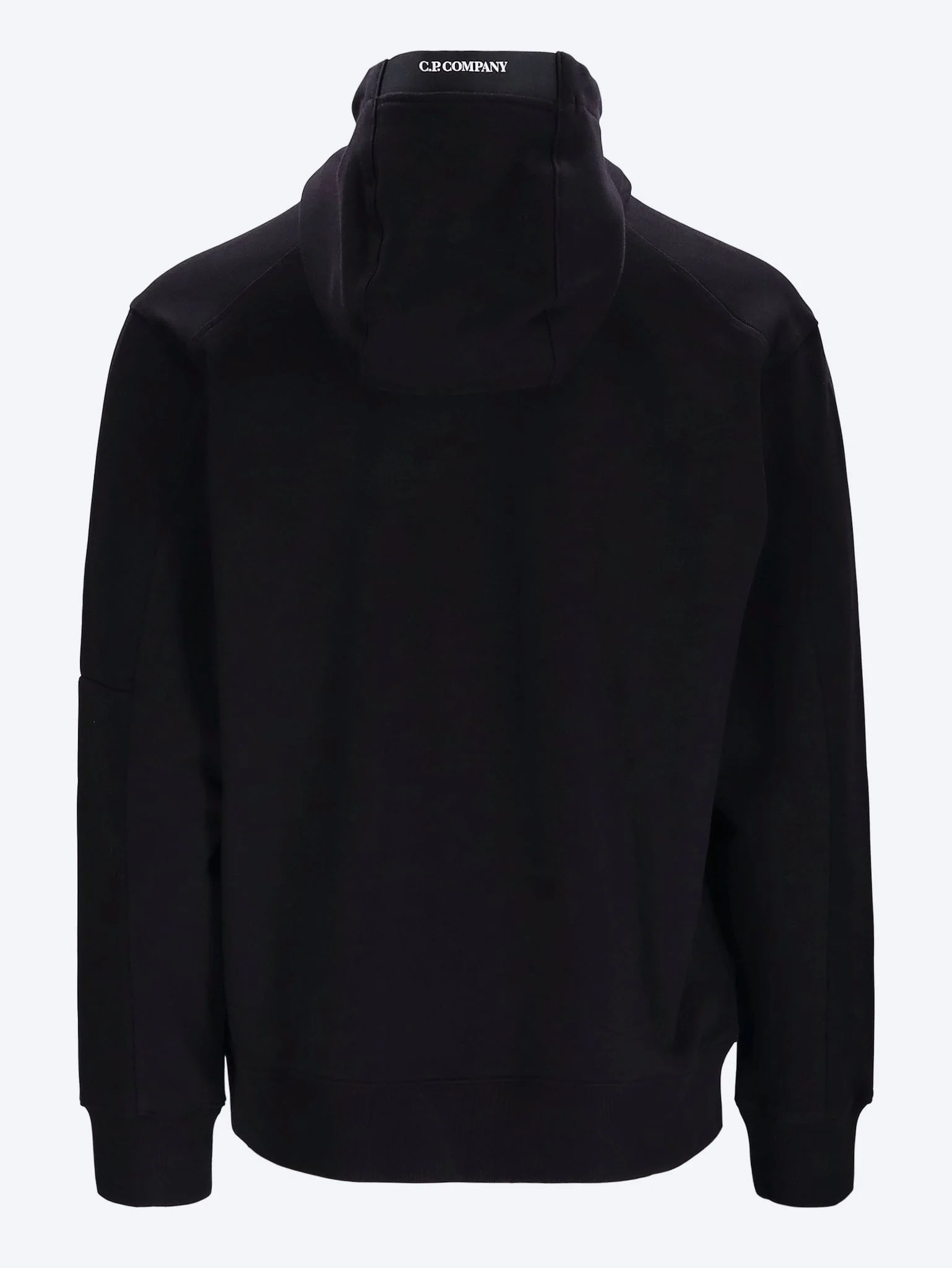 Diagonal raised fleece hoodie - Image 3