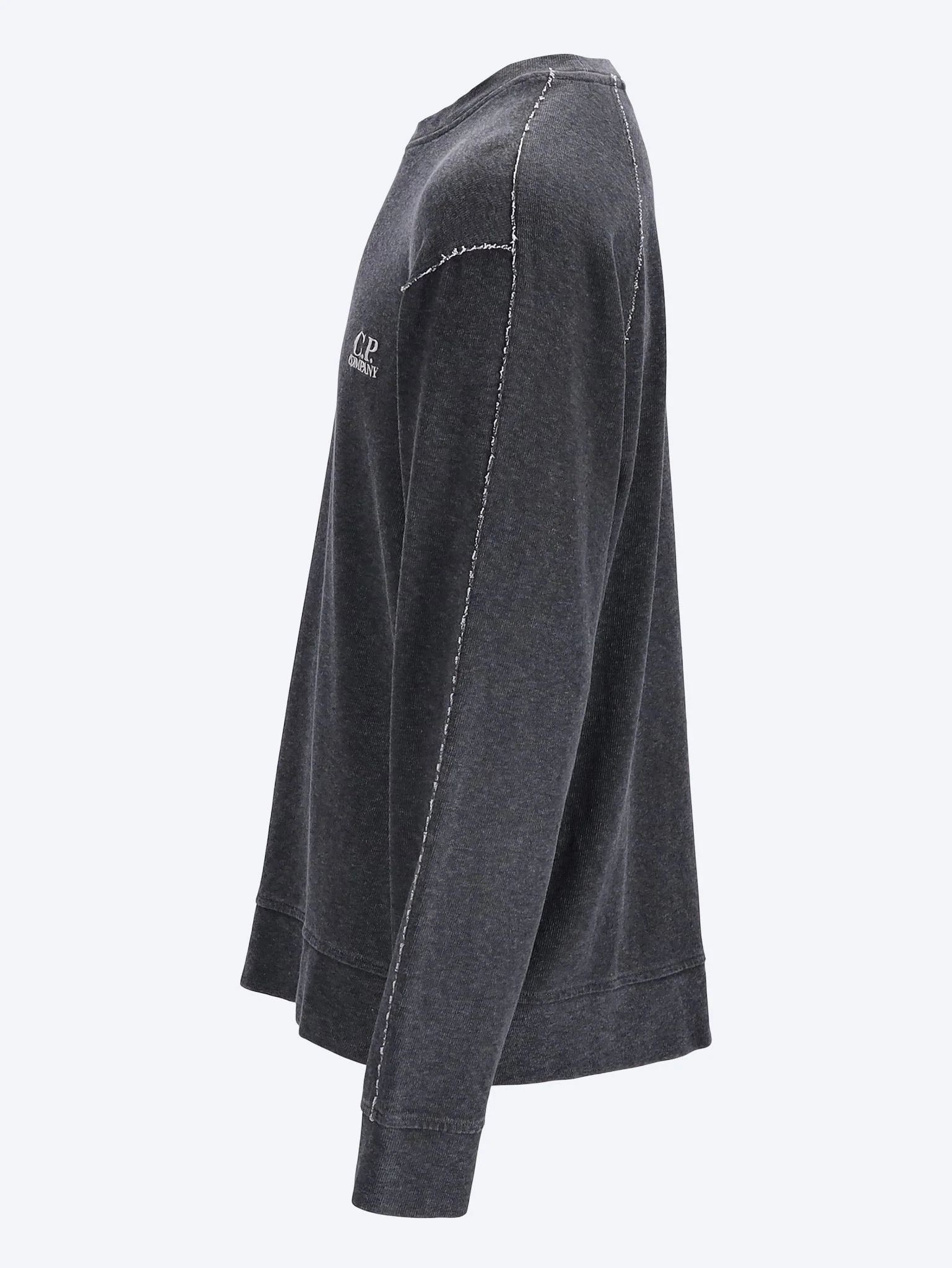 Heavy jersey plated crewneck sweatshirt - Image 2