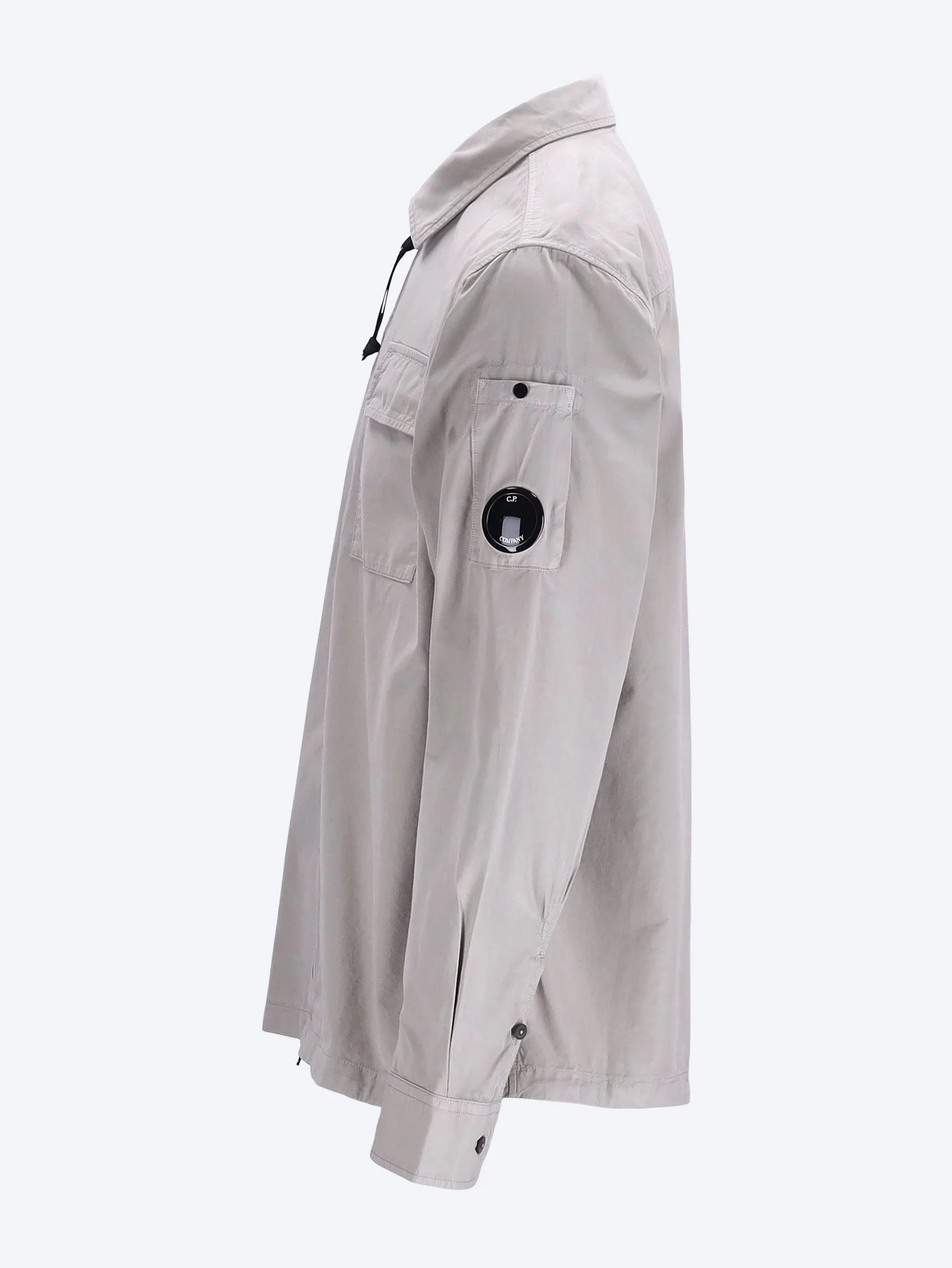 Organic gabardine zipped lens overshirt - Image 2