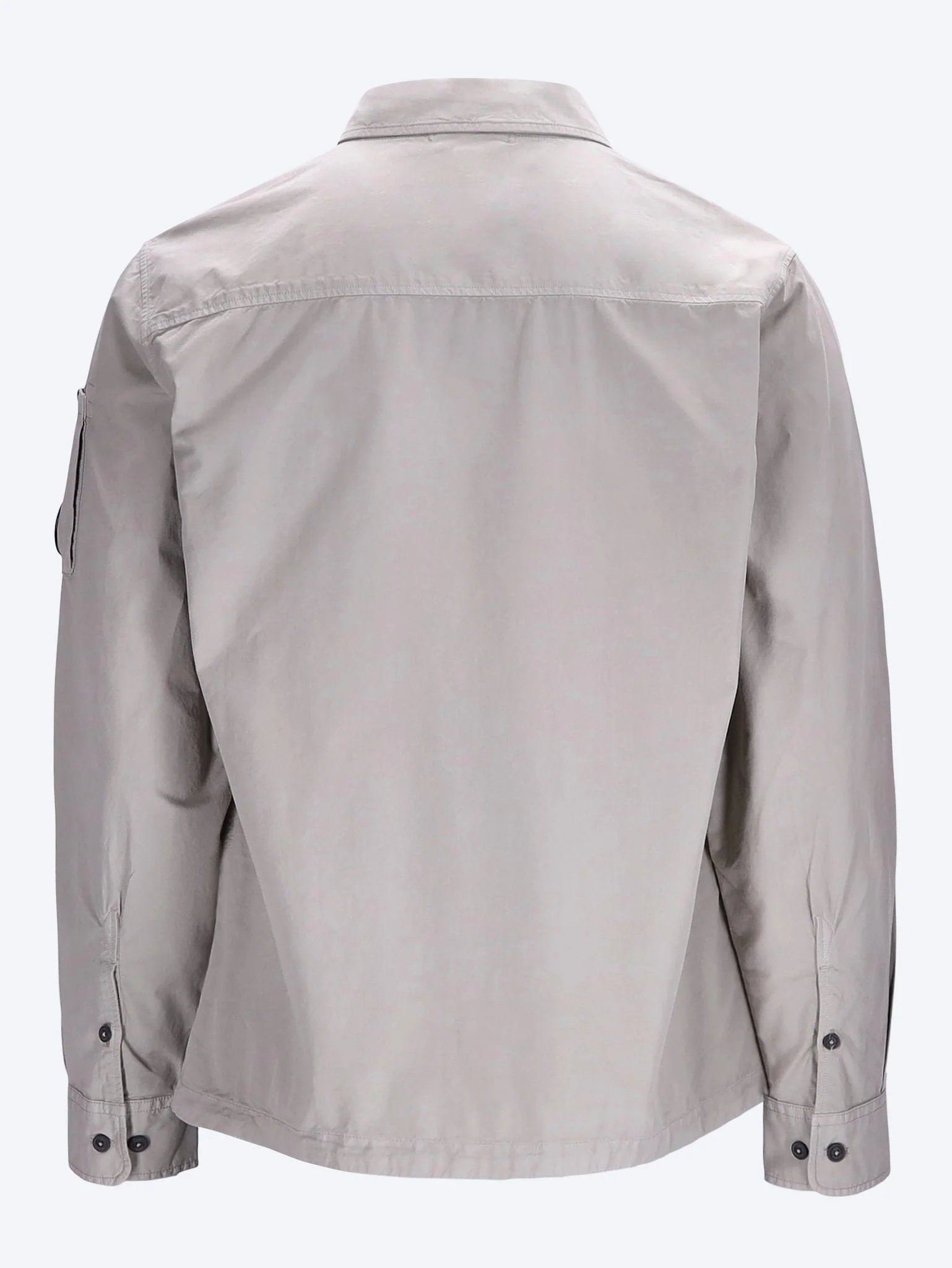 Organic gabardine zipped lens overshirt - Image 3