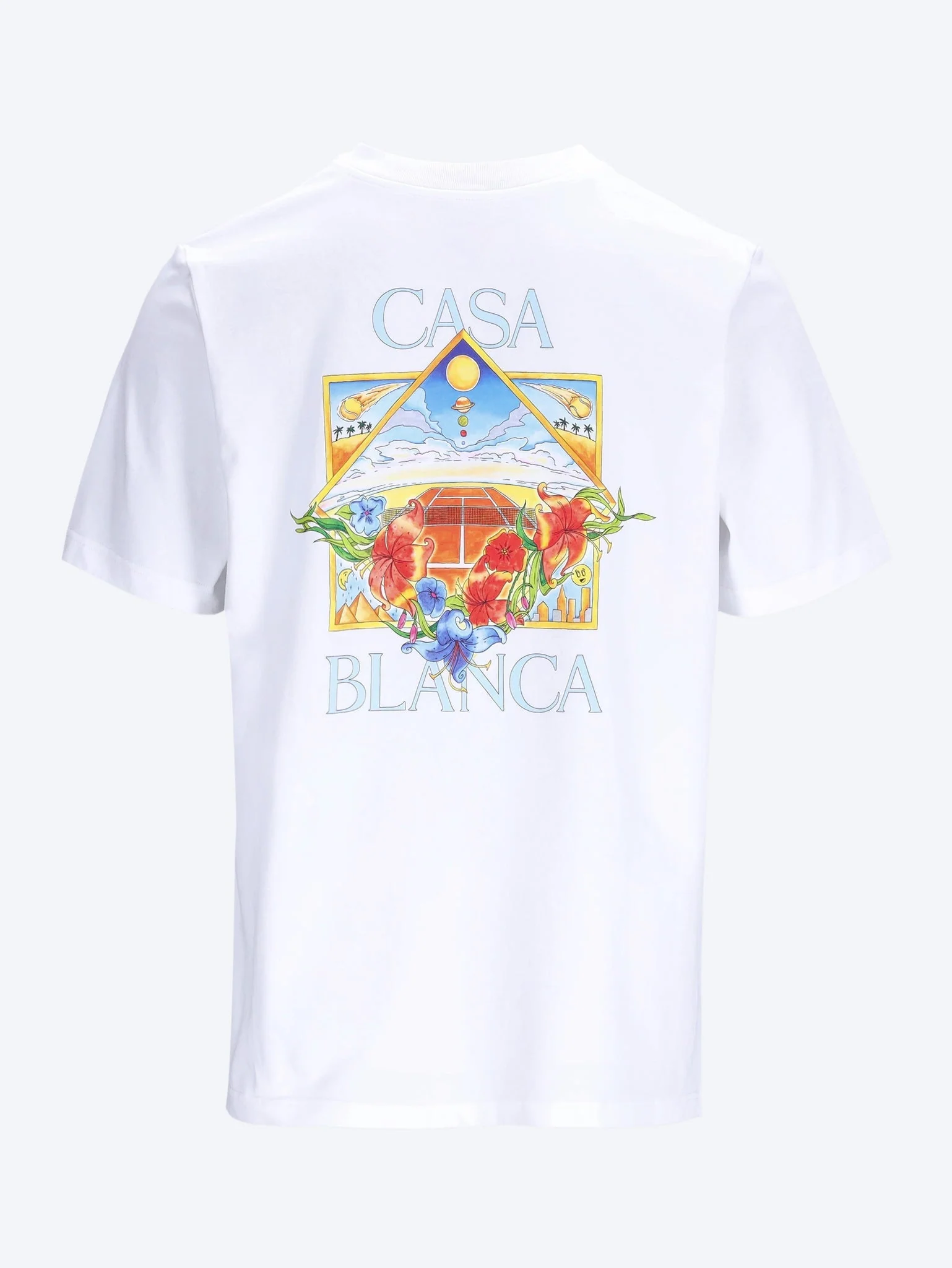 Flower court icon classic t-shirt - Image 2
