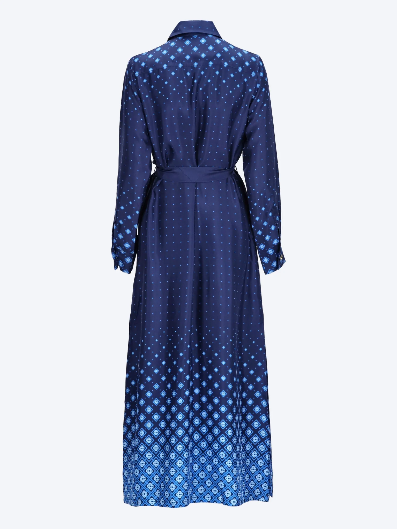 Gradient silk shirt dress - Image 3