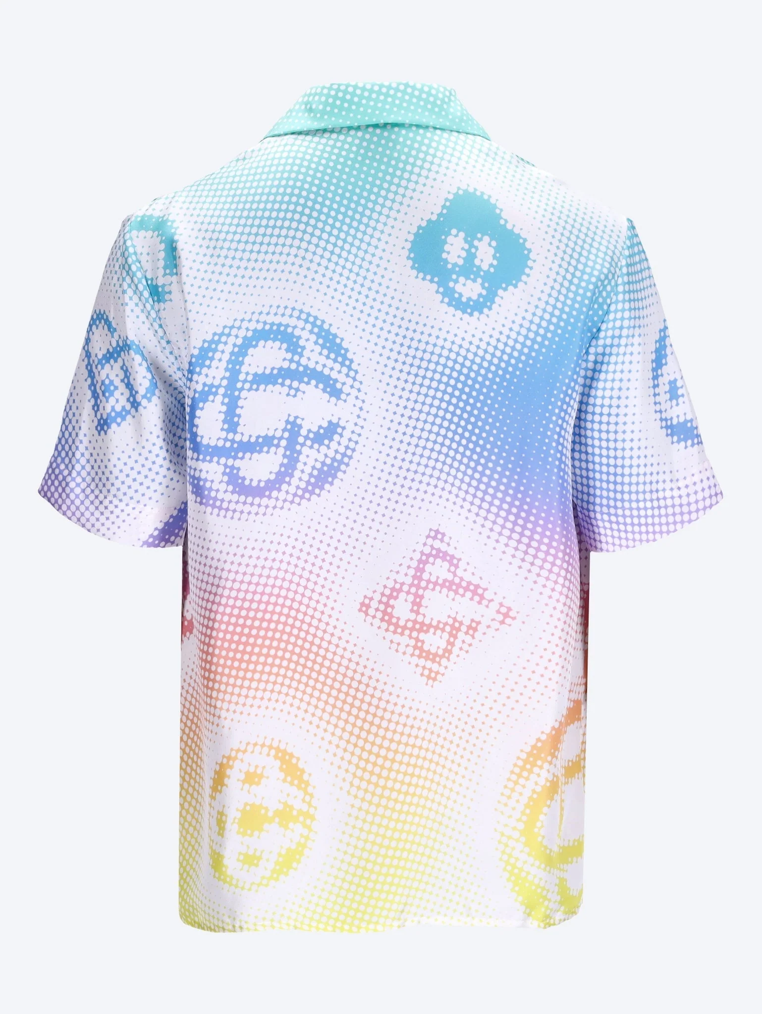 Halftone logo cuban collar long sleeve shirt - Image 2