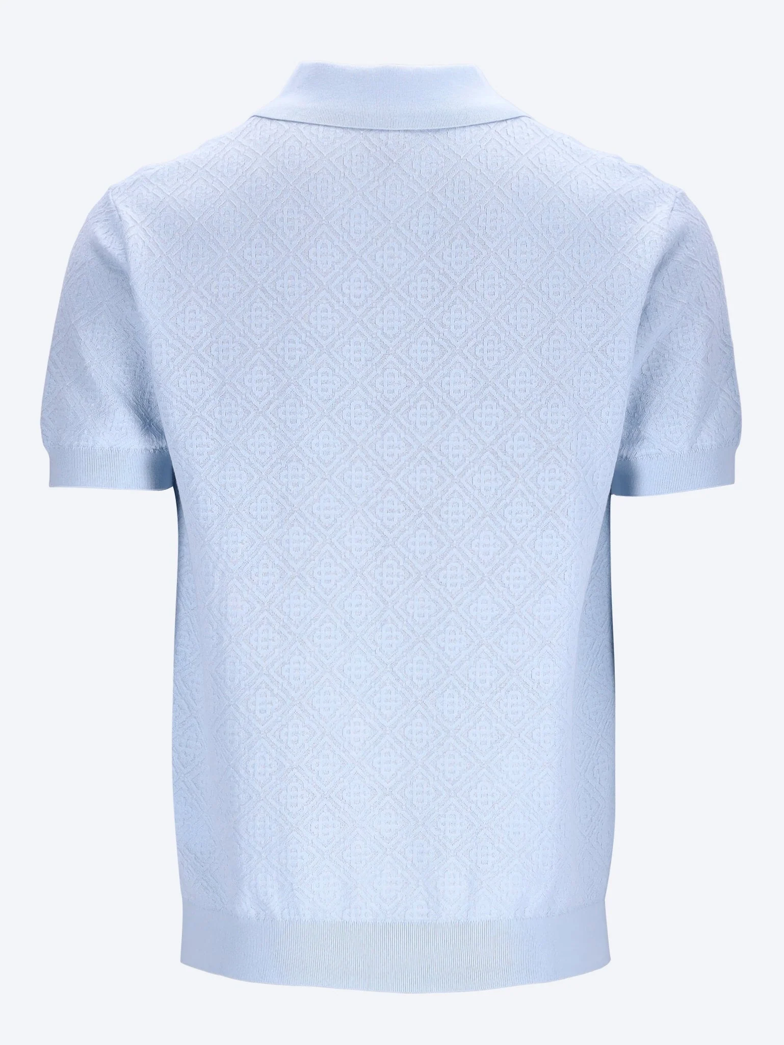 Pointelle monogram polo - Image 2
