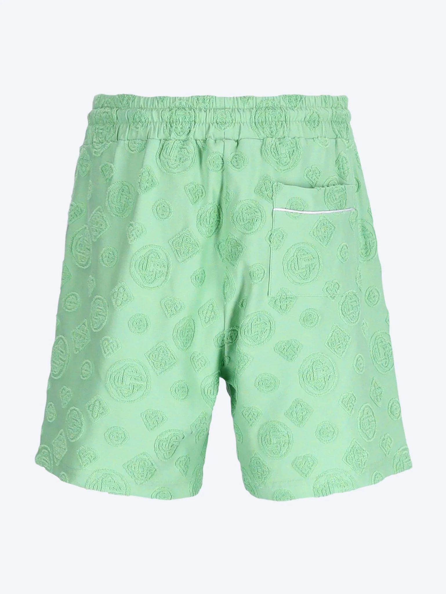 Towelling monogram shorts - Image 3