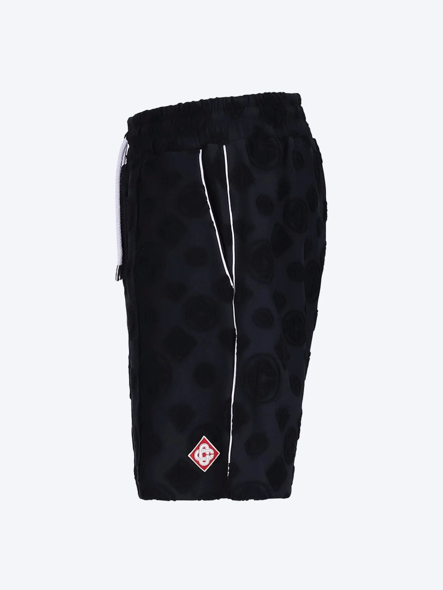 Towelling monogram shorts - Image 2