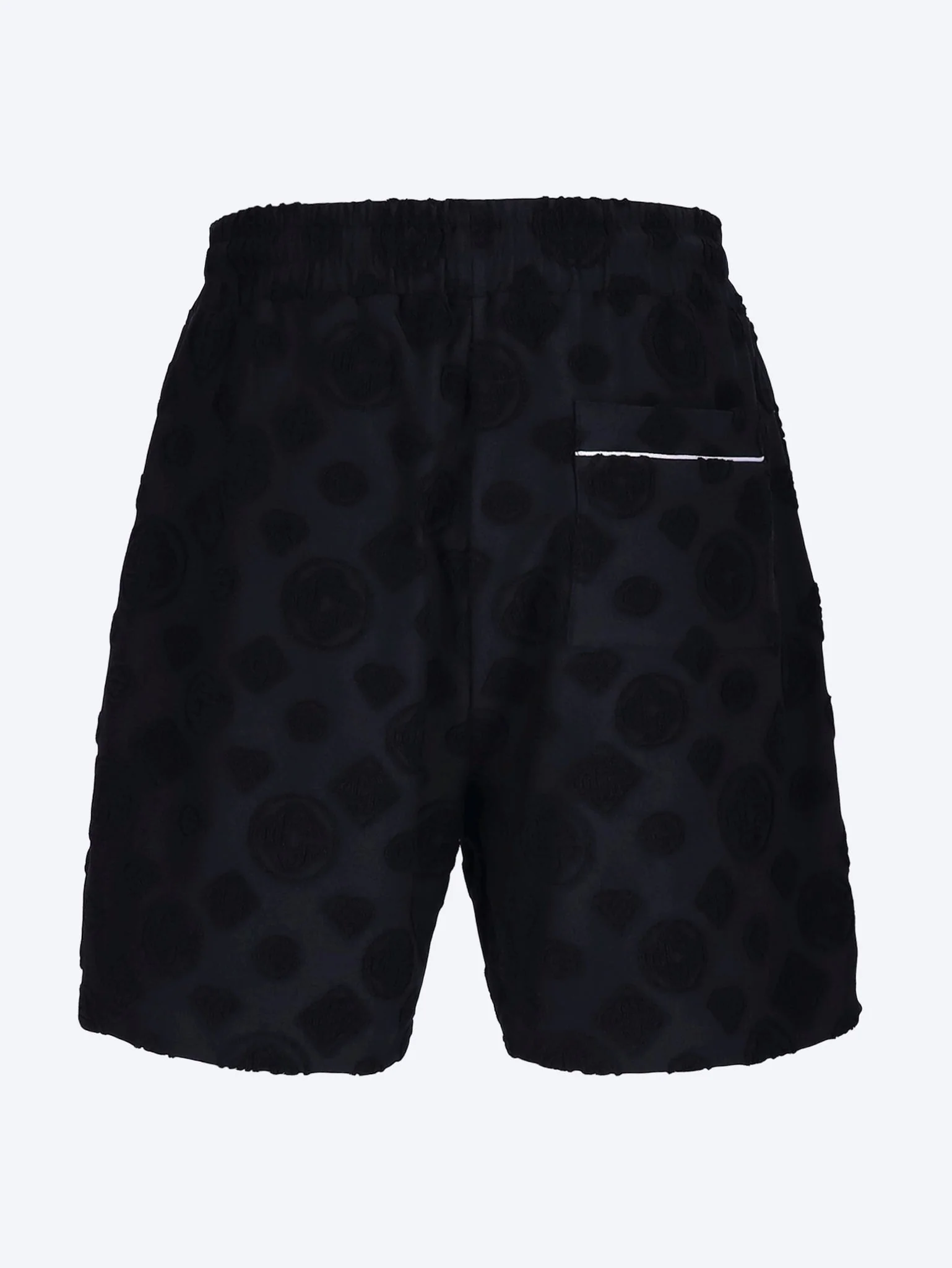 Towelling monogram shorts - Image 3
