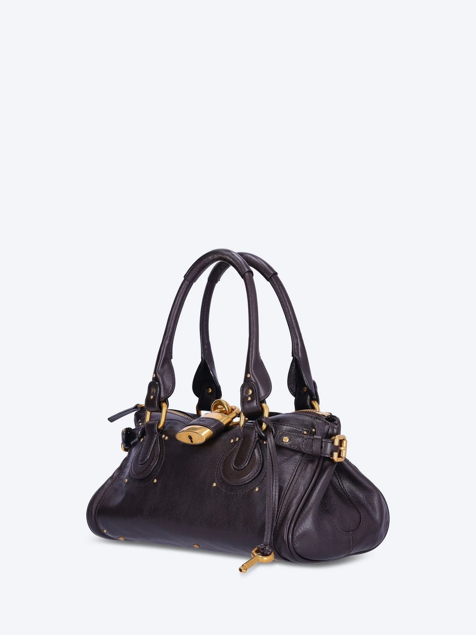 Grained leather paddington handbag - Image 2