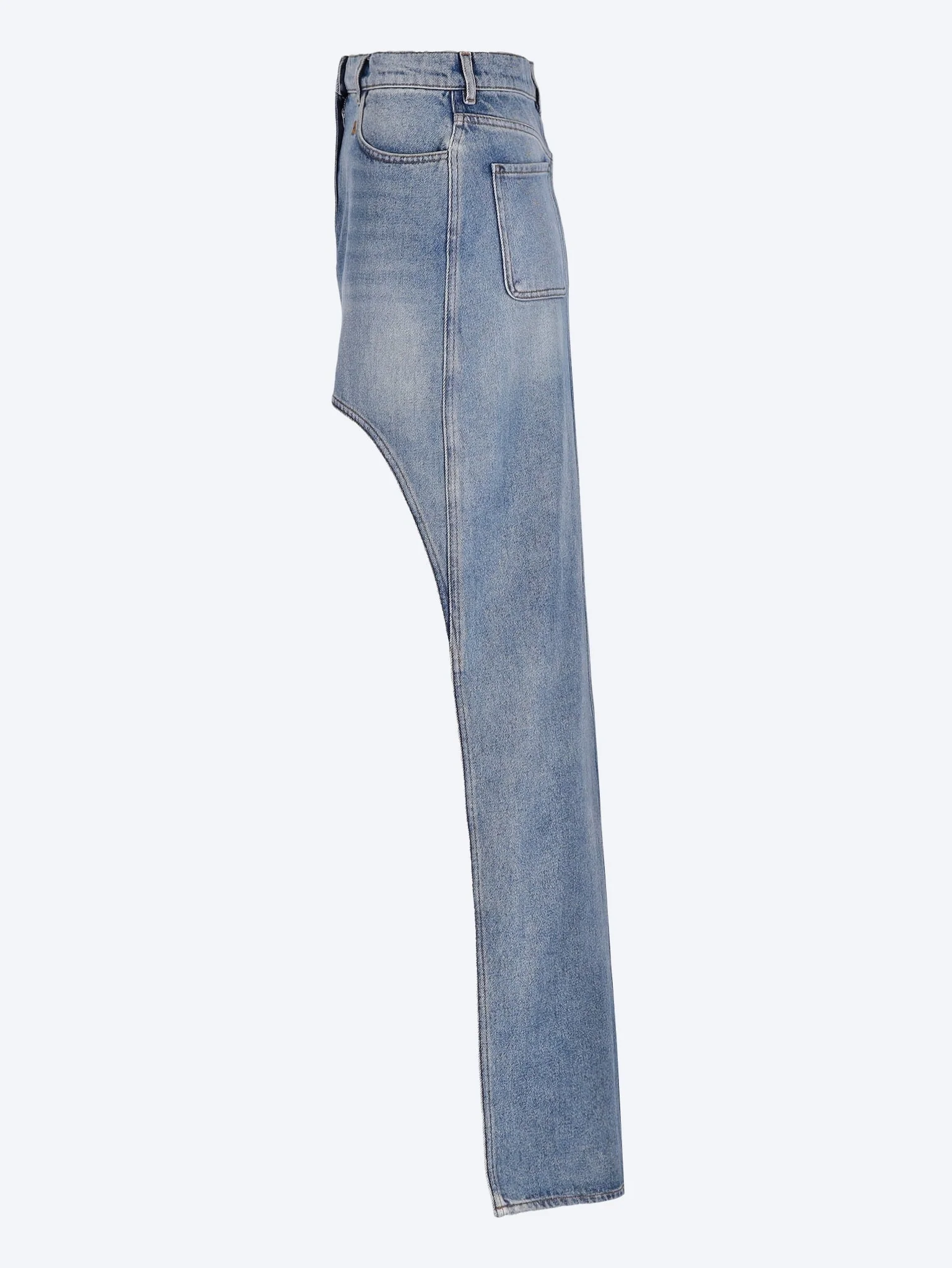 Circle edged denim skirt - Image 2