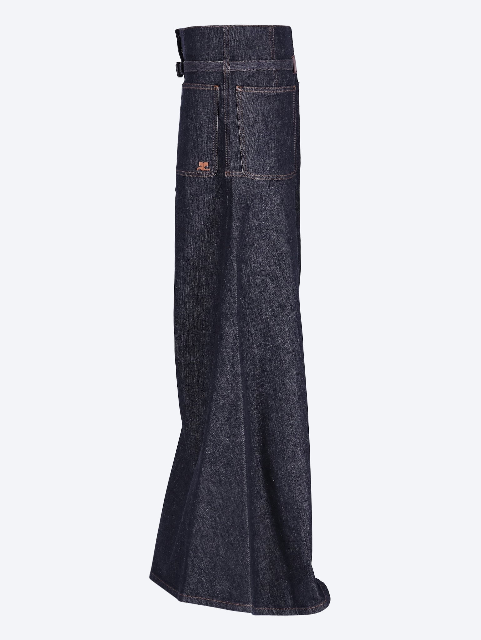 Denim palazzo pants - Image 2