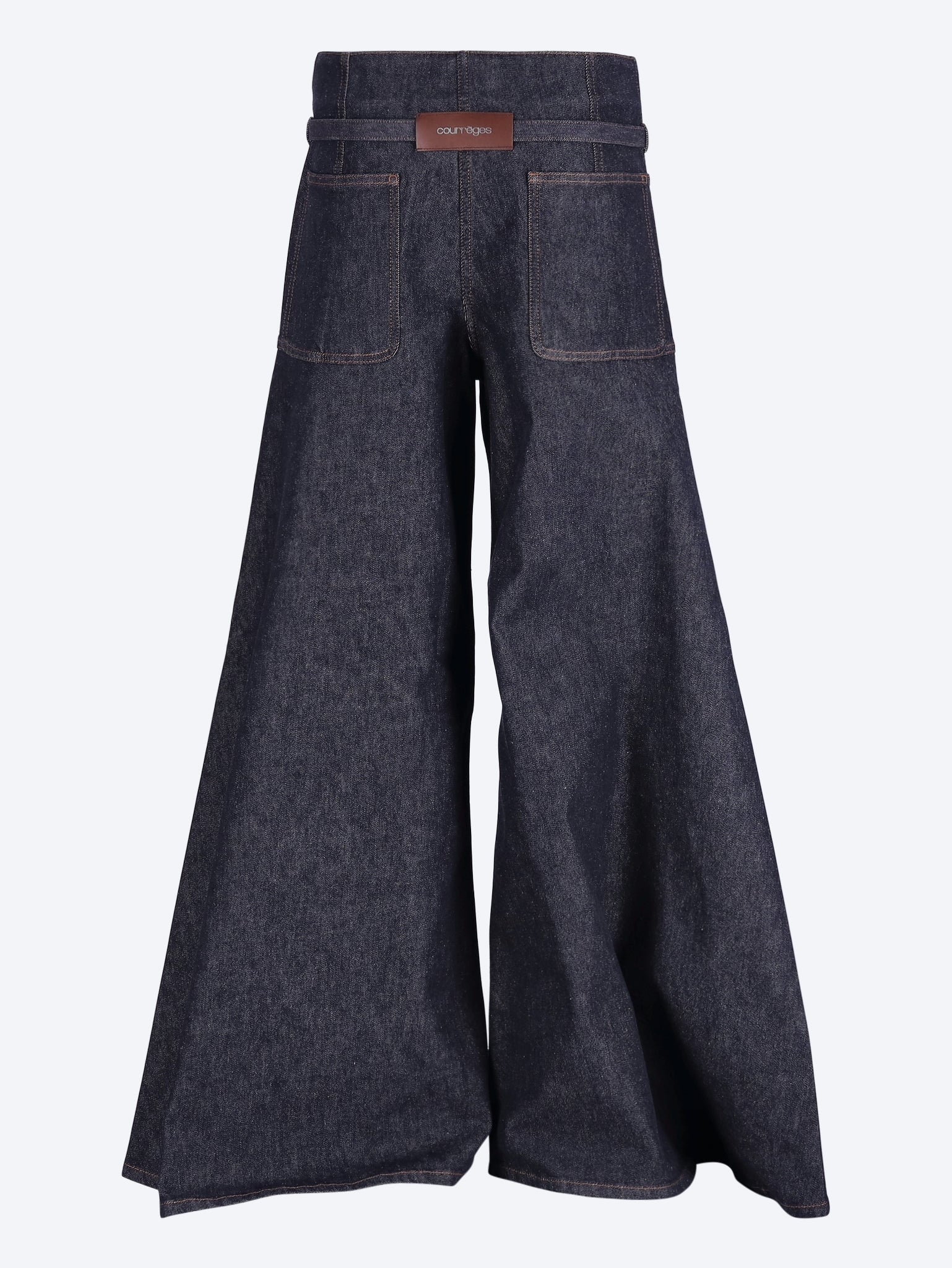 Denim palazzo pants - Image 3
