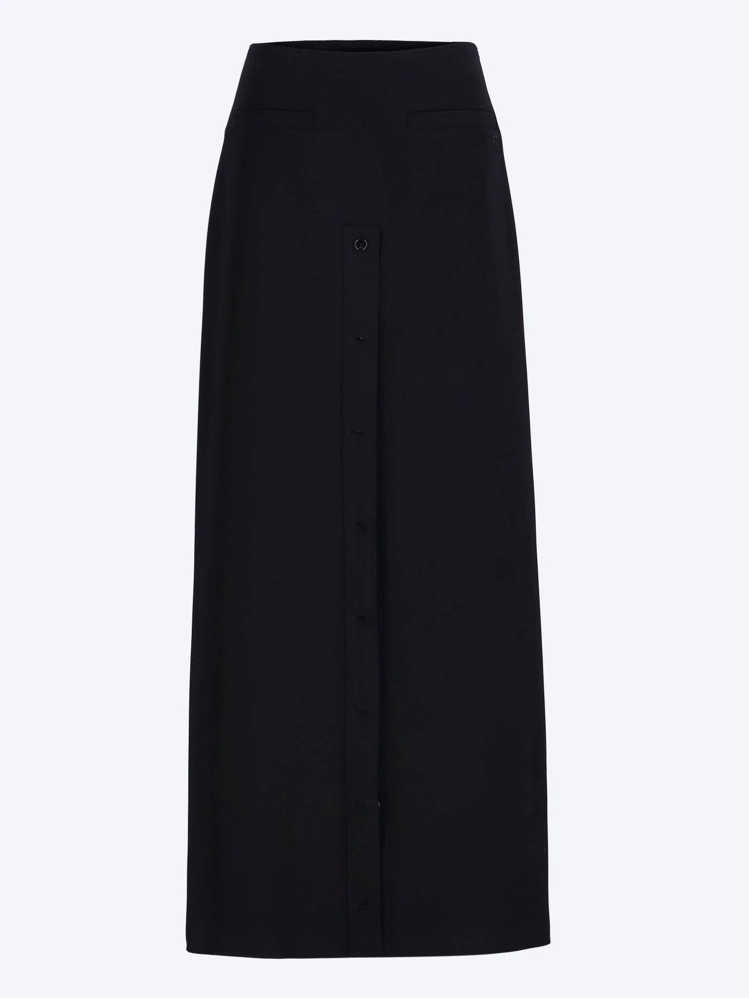 Heritage slit crepe long skirt - Image 3