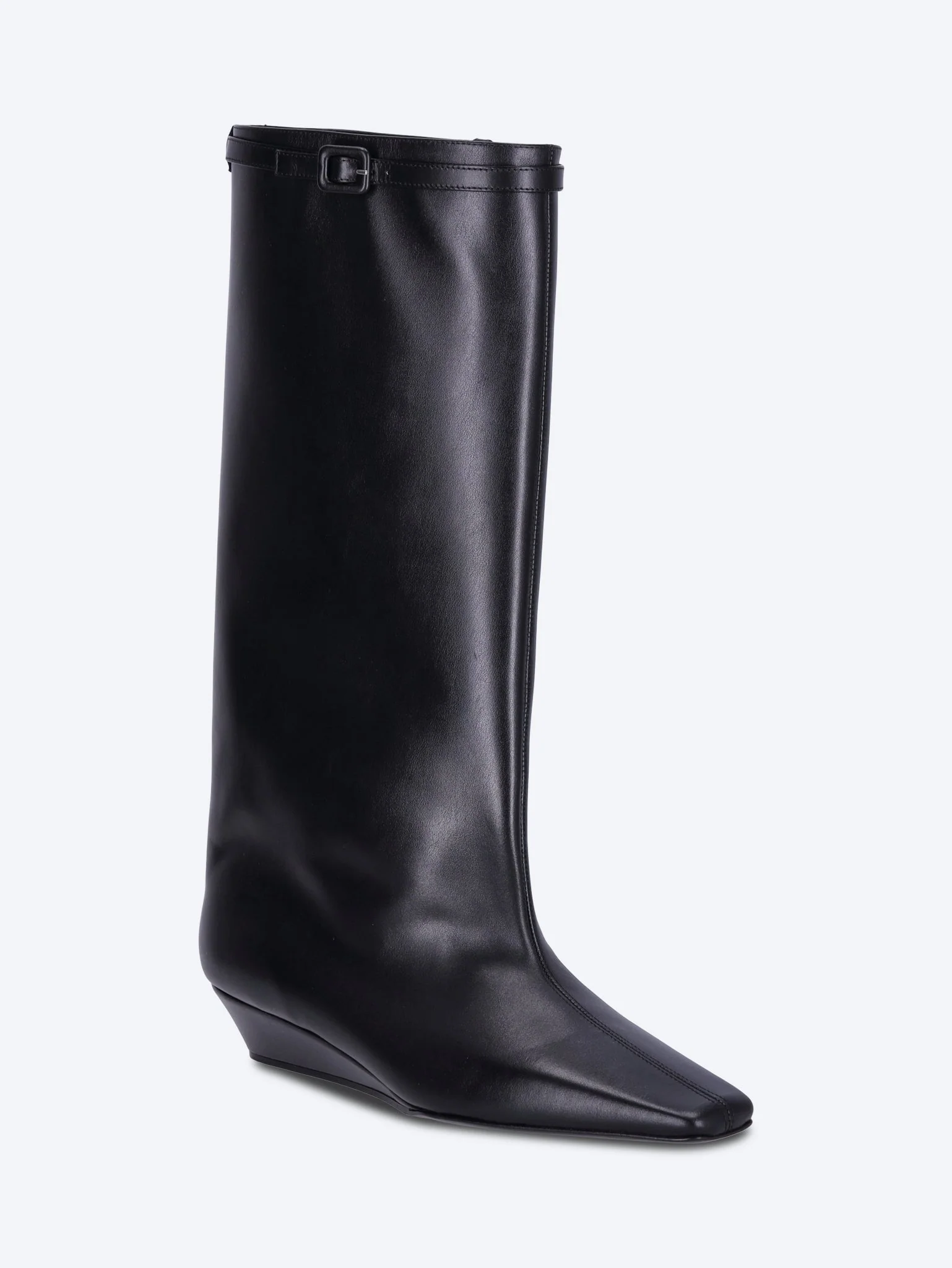 Melting wedged leather boots - Image 2