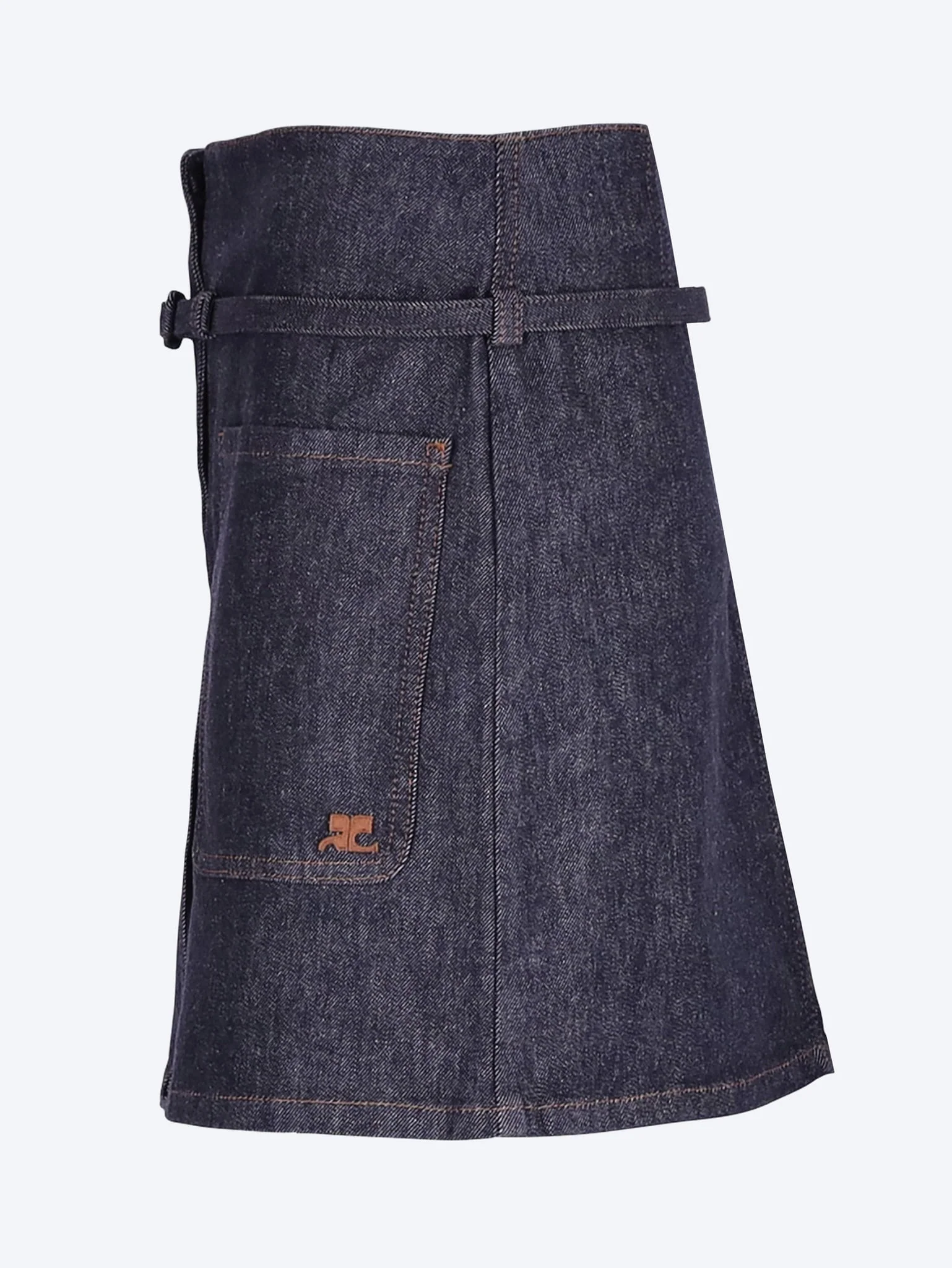 Two pockets denim skirt - Image 2