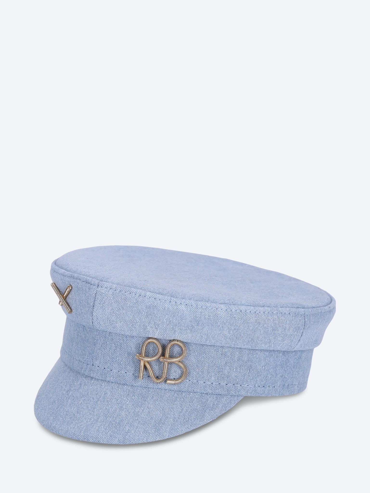 Denim baker boy cap - Image 2