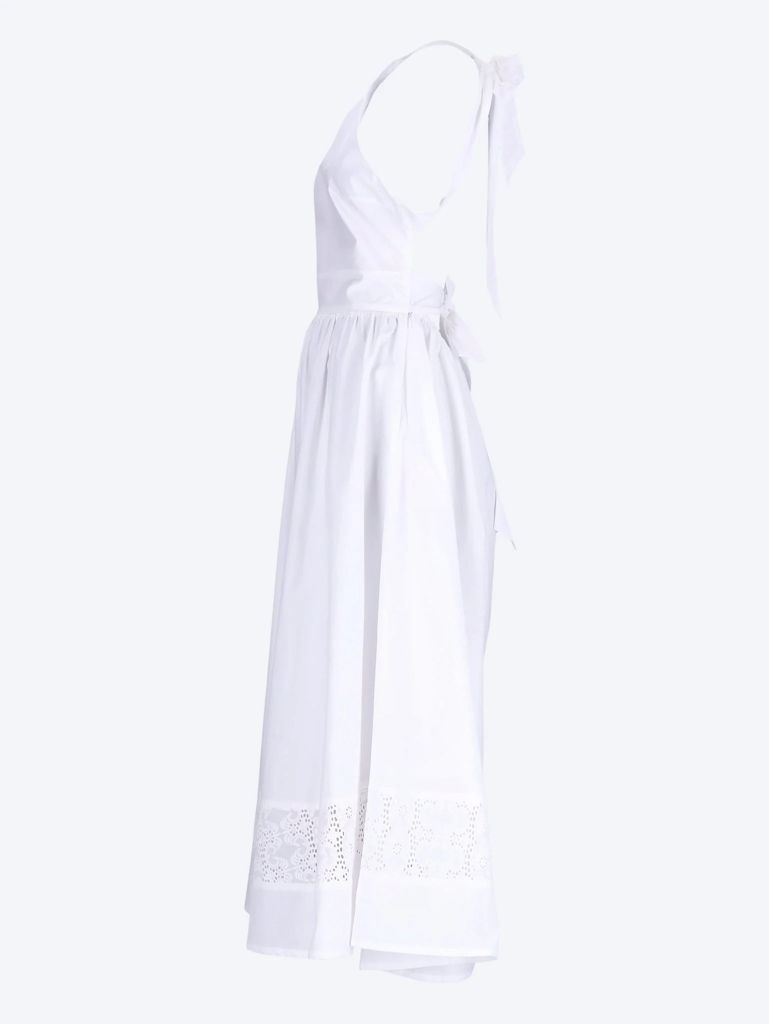 Lila popelin embroidery dress - Image 2