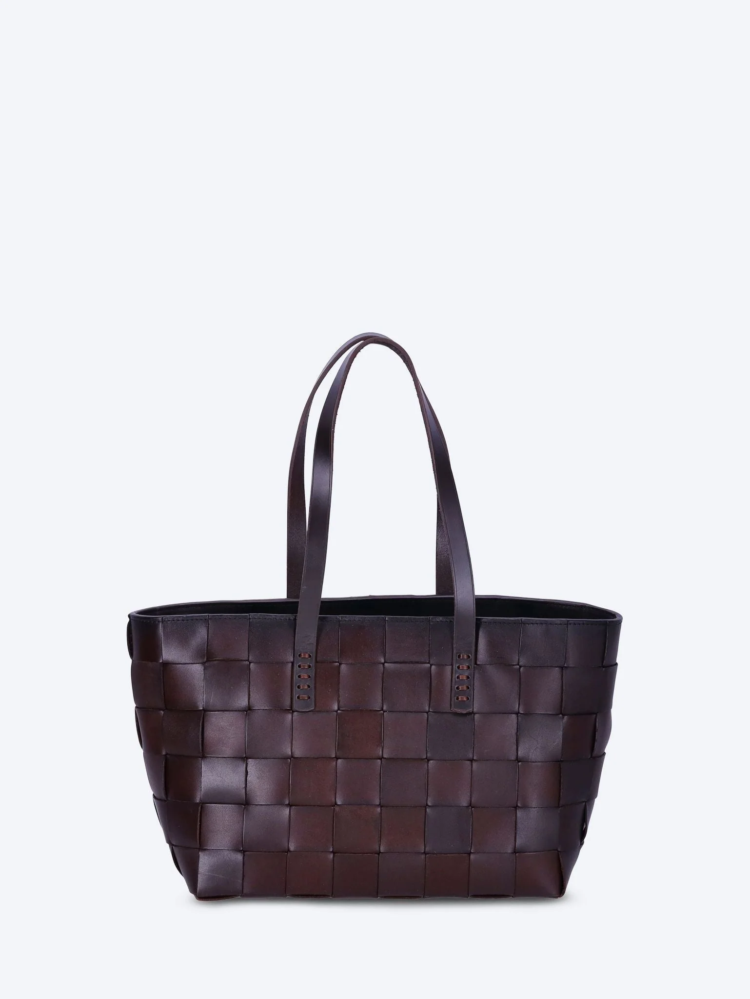 Japan tote flat leather handles bag - Image 4