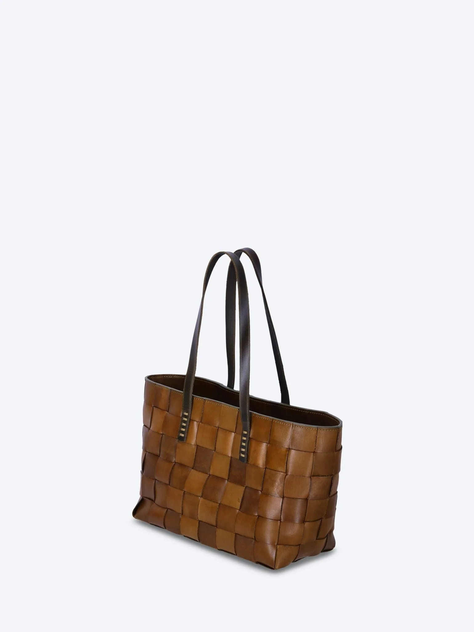 Japan tote flat leather handles bag - Image 2