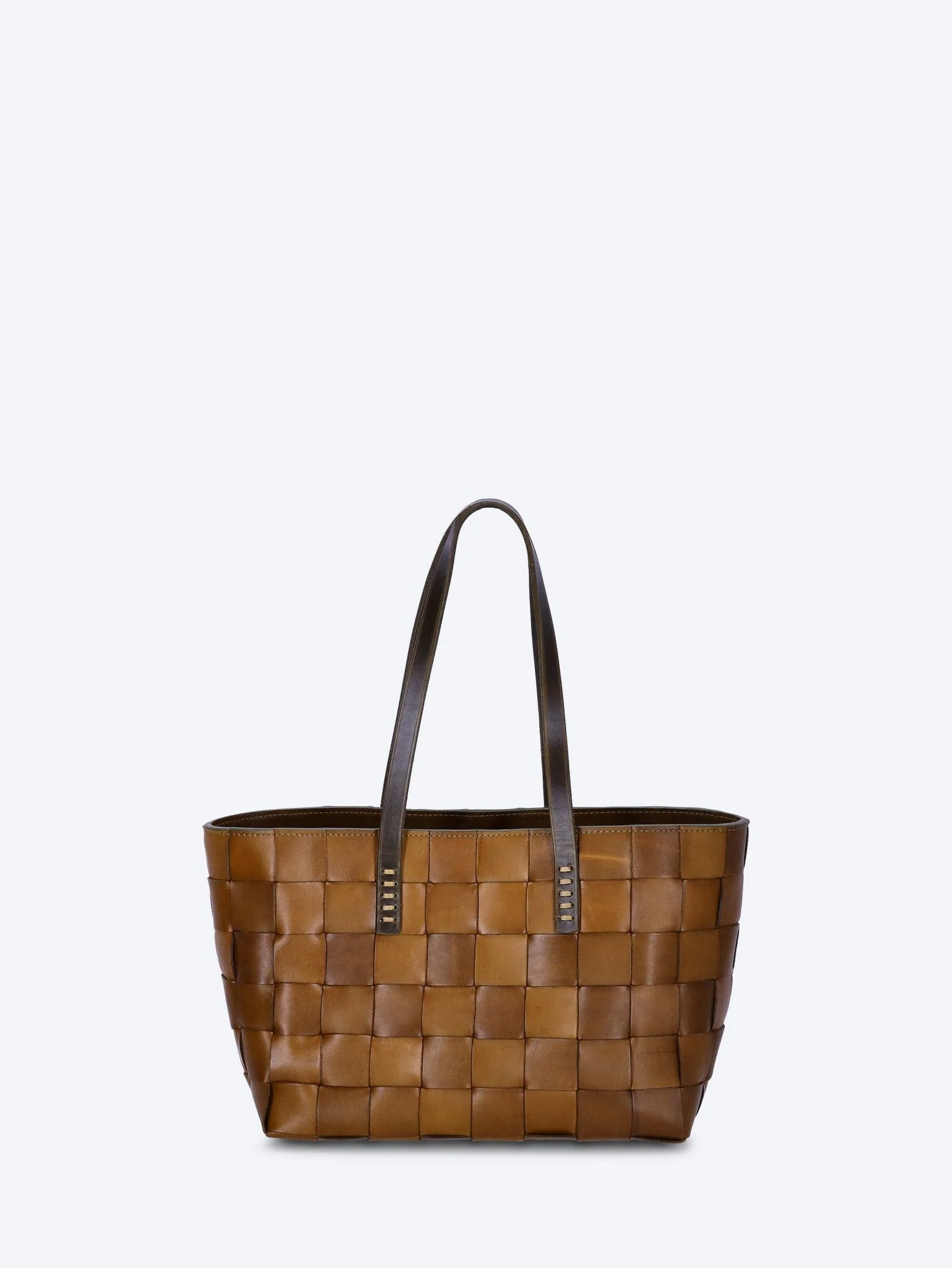 Japan tote flat leather handles bag - Image 4