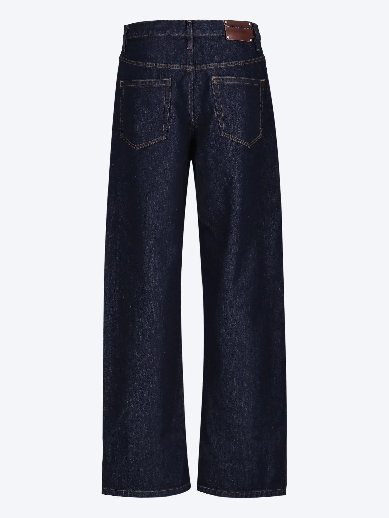 Five-pocket heavyweight denim pants - Image 3