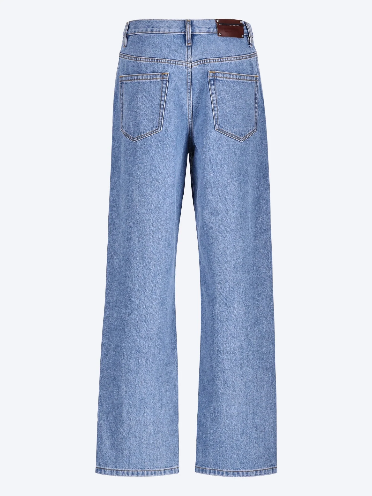 Five-pocket heavyweight denim pants - Image 3